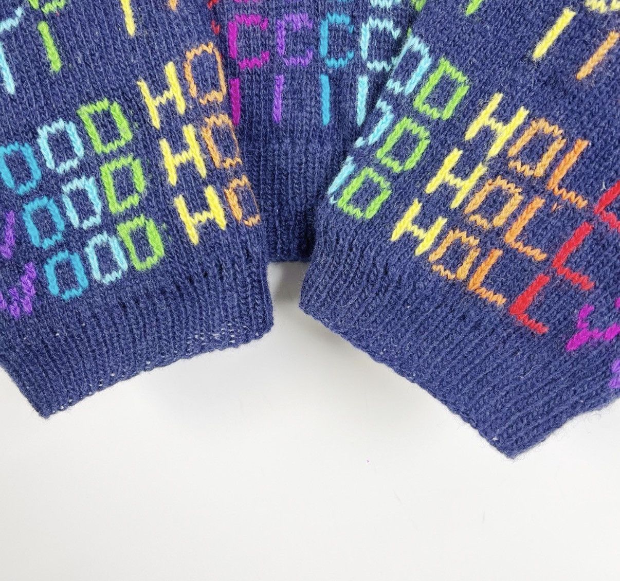 Gucci GUCCI Rainbow Neon Wool Knit Sweater K12 Size US XS / EU 42 / 0 - 6 Thumbnail
