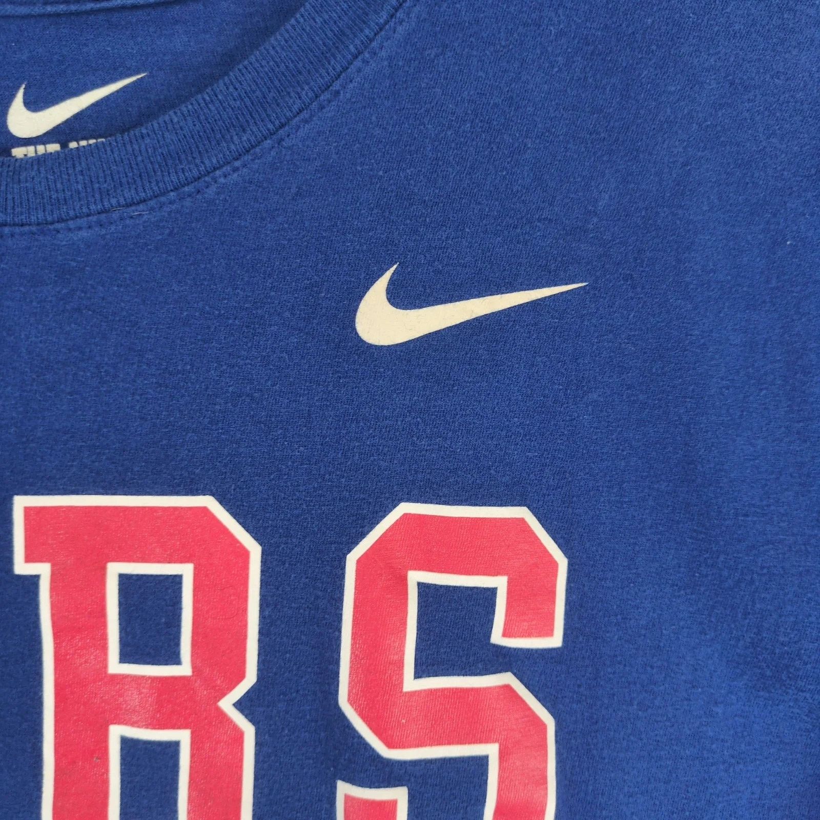 Nike Nike Tee Athletic Cut Chicago Cubs Baseball T-Shirt MLB L Size US L / EU 52-54 / 3 - 7 Thumbnail