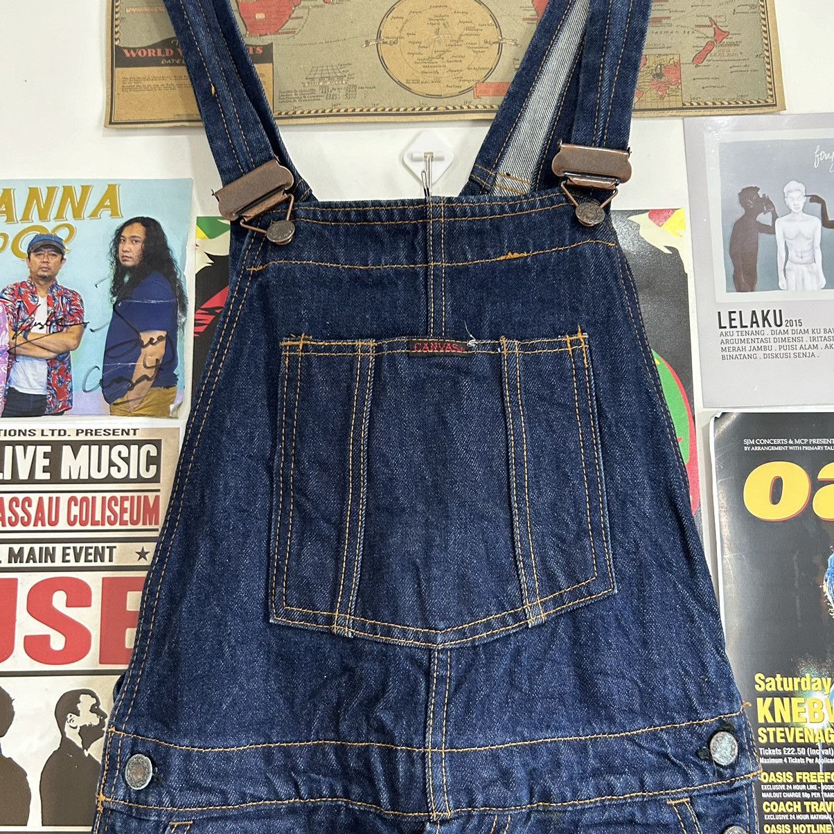 Vintage Vintage Canvas Carpenter Bid Overall Blue Denim Size US 30 / EU 46 - 3 Thumbnail