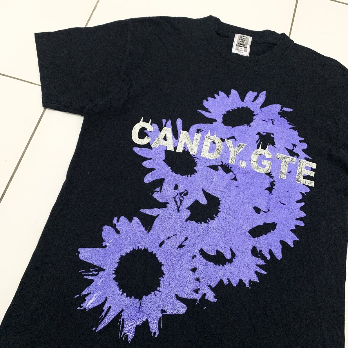 If Six Was Nine × Japanese Brand × Seditionaries CENDY STRIPPER Big logo tee Chewing Gum Size US M / EU 48-50 / 2 - 3 Thumbnail