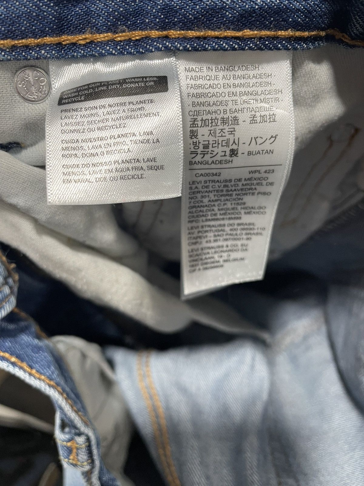 Levi's × Vintage 90s style jeans authentic Size US 38 / EU 54 - 7 Thumbnail