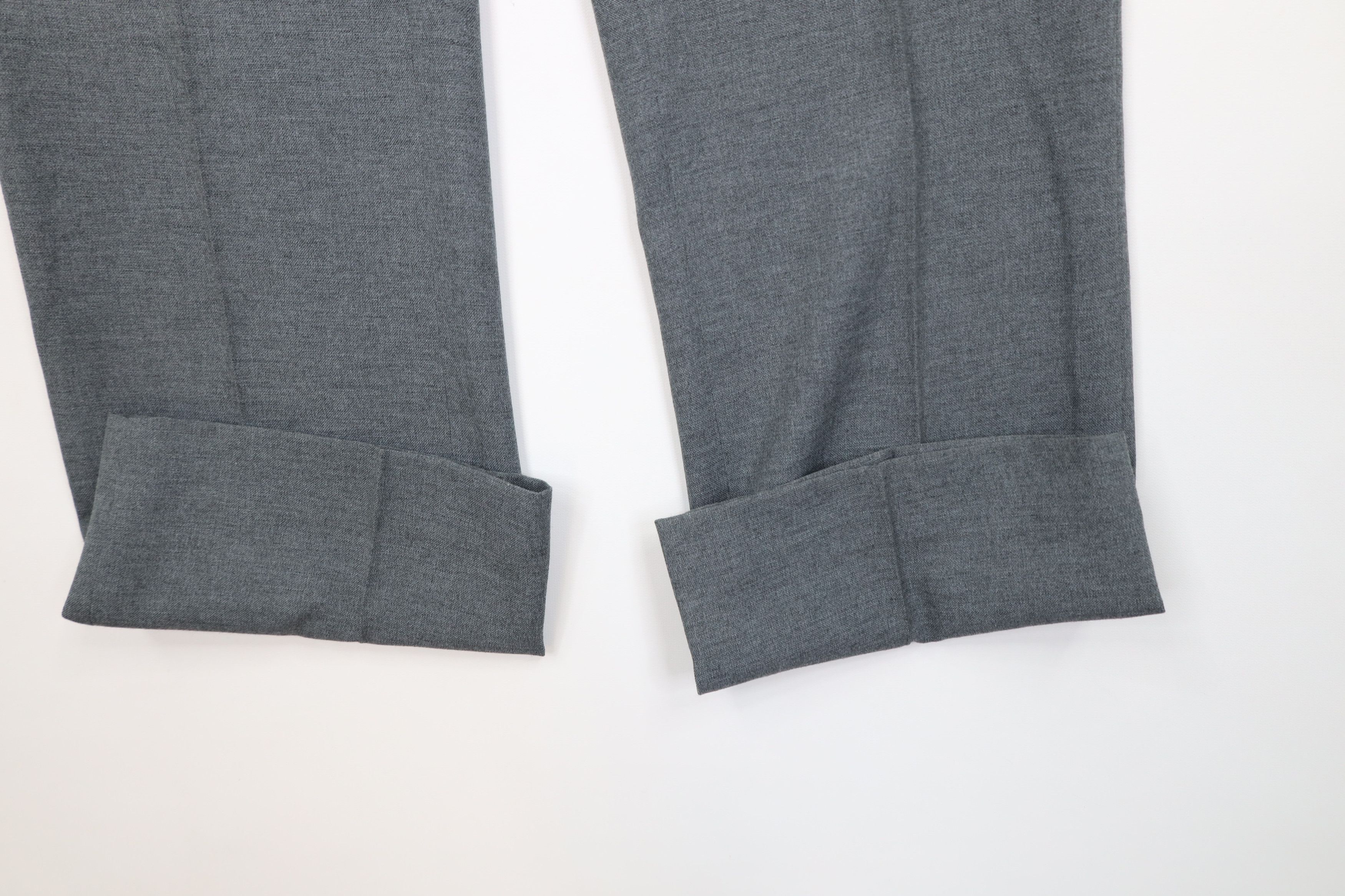 Vintage Vintage 70s Streetwear Blend Wide Leg Chino Pants Gray USA Size US 32 / EU 48 - 5 Thumbnail