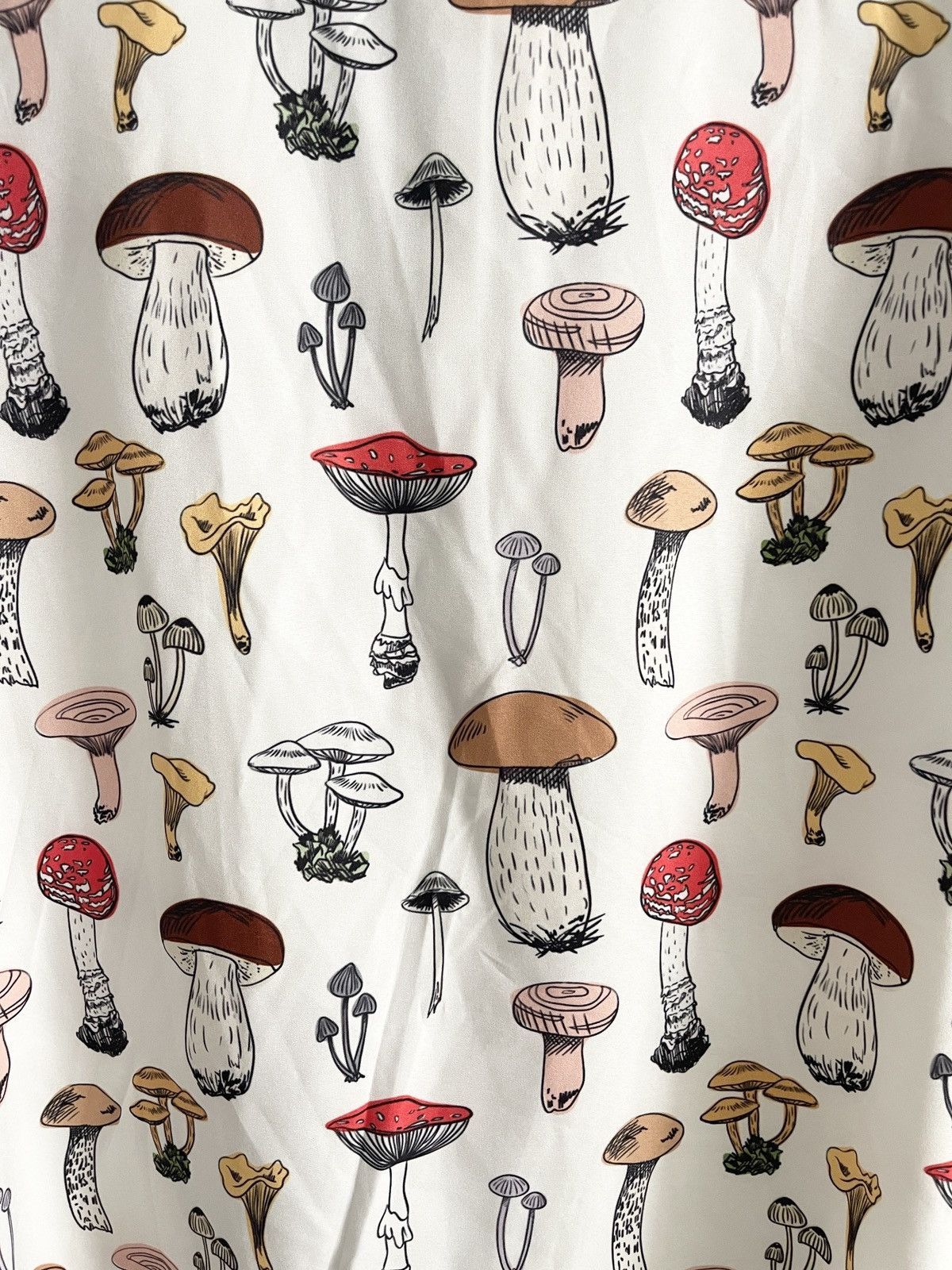 Other STEAL! Vintage 2000s Mushrooms Short Sleeves Shirt (2XL) Size US XXL / EU 58 / 5 - 6 Thumbnail