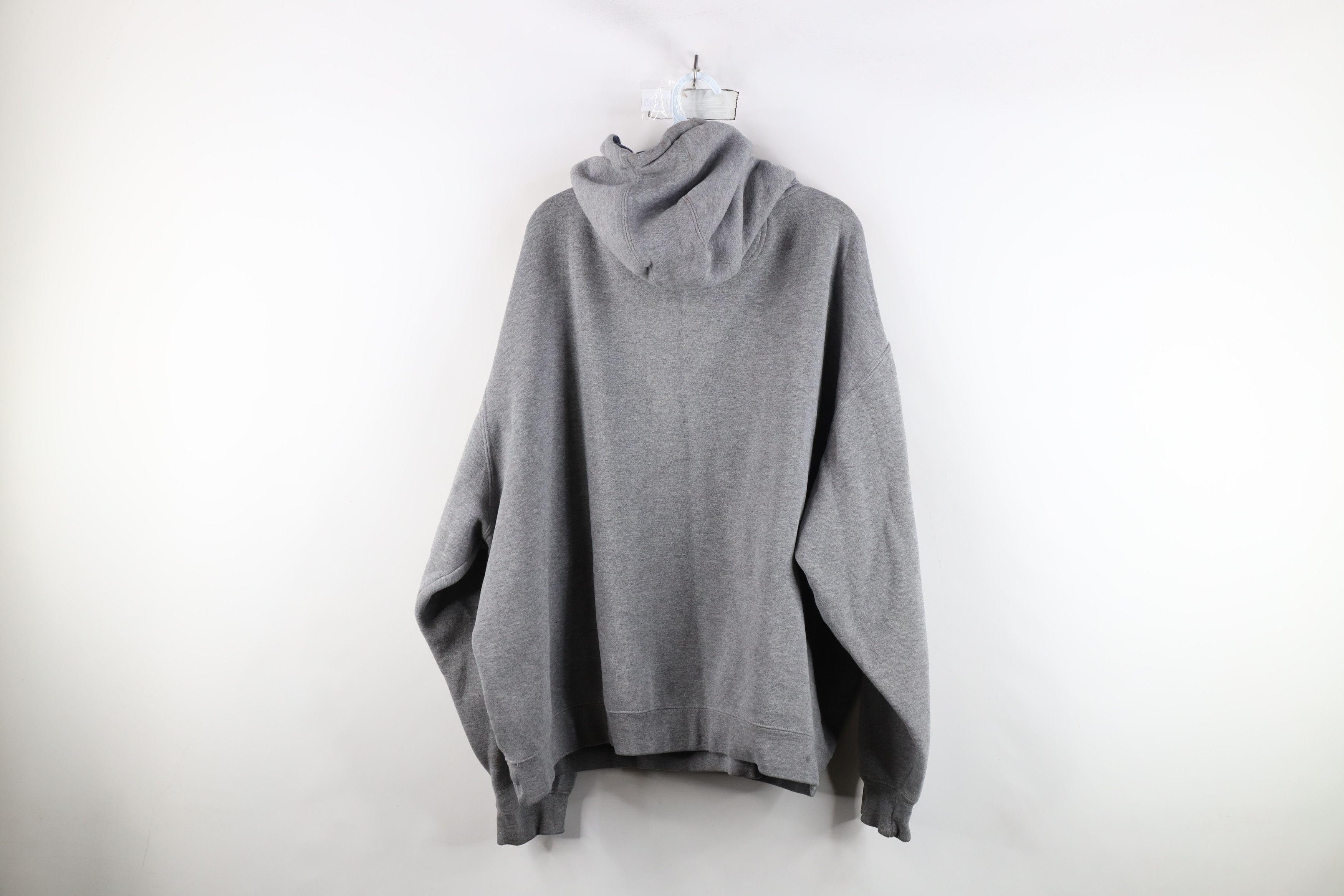 Vintage Vintage 90s Spell Out University of Michigan Hoodie Gray Size US XXL / EU 58 / 5 - 13 Thumbnail