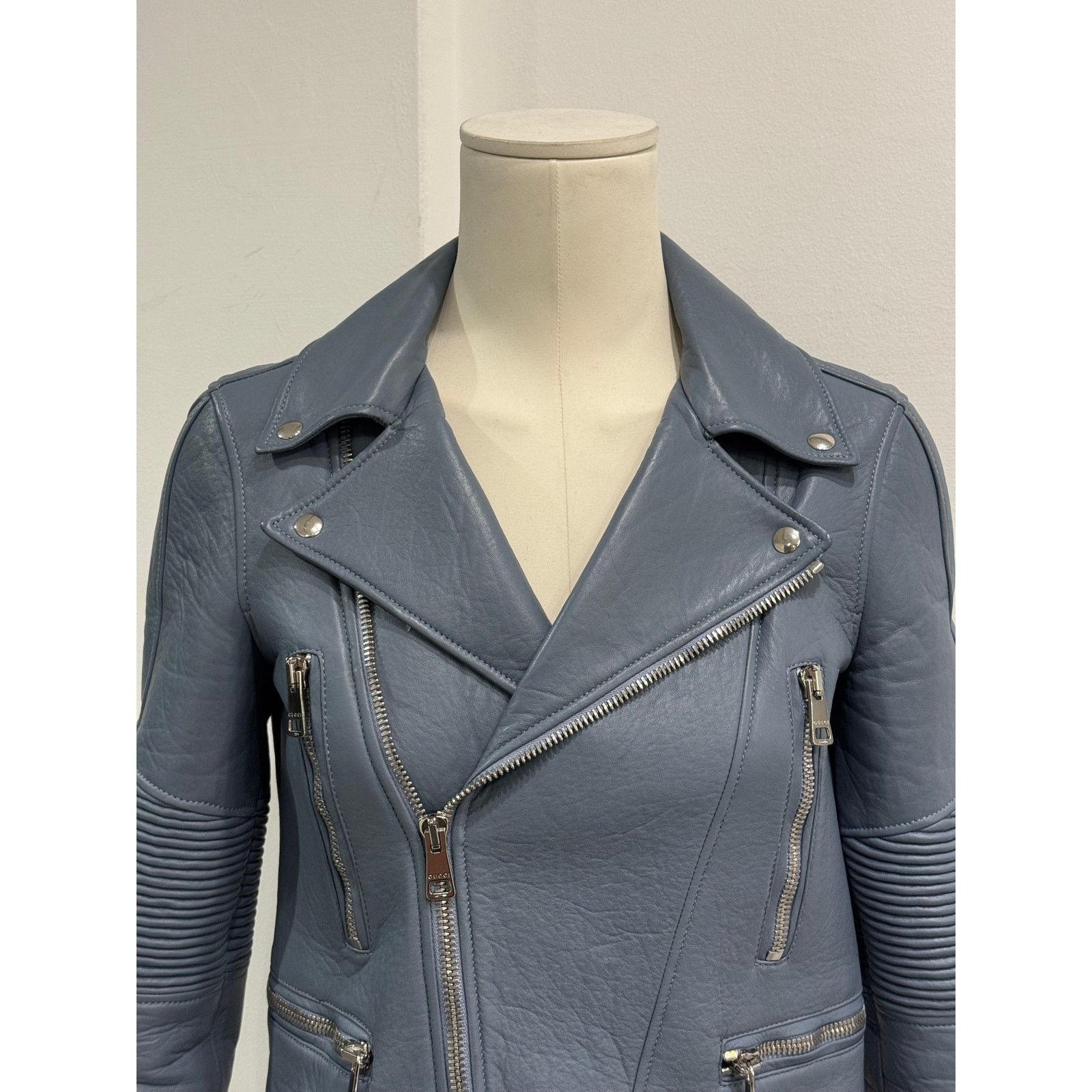 Gucci A/W2014 Gucci biker leather jacket Size ONE SIZE - 5 Thumbnail
