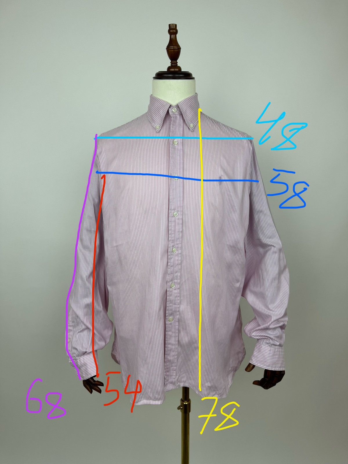 Polo Ralph Lauren Polo Ralph Lauren striped shirt buttons down Mens size 42 Size US L / EU 52-54 / 3 - 11 Thumbnail