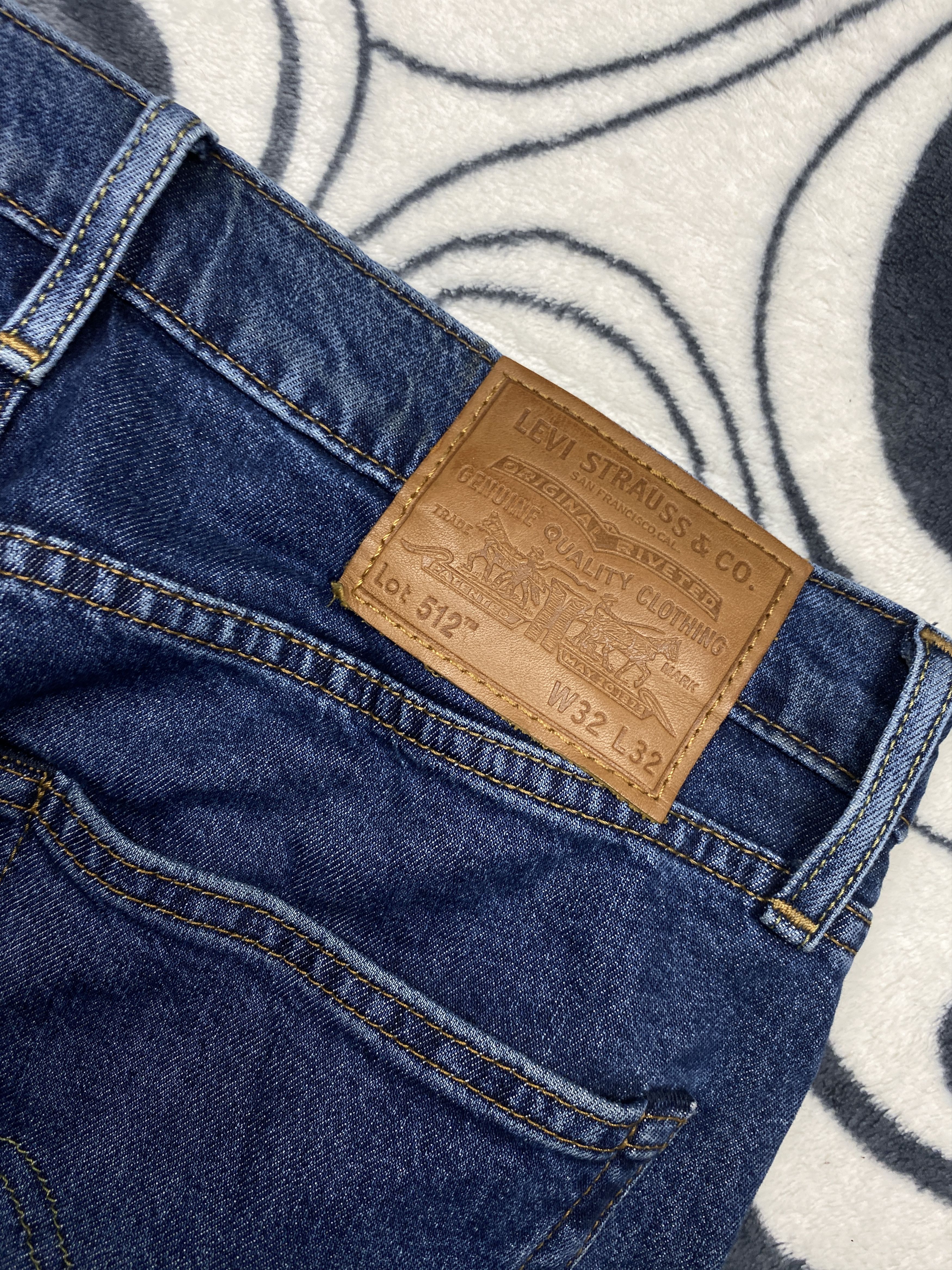 Levi's Levi's 512 Big E Premium Denim Pants Jeans Slim Fit Size US 32 / EU 48 - 3 Thumbnail