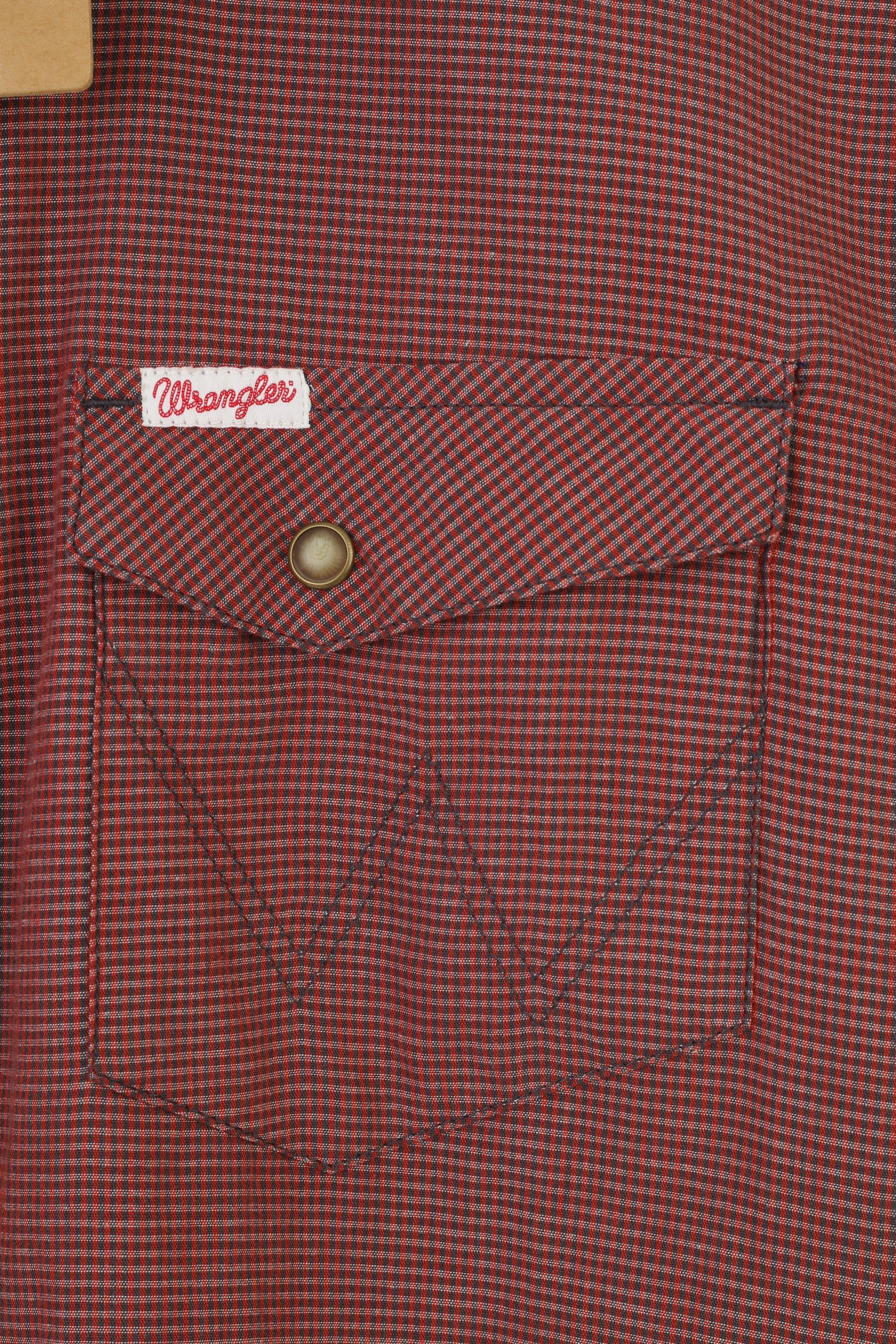 Wrangler NEW Wrangler Men M Casual Shirt Checkered 10494 Size US M / EU 48-50 / 2 - 5 Thumbnail