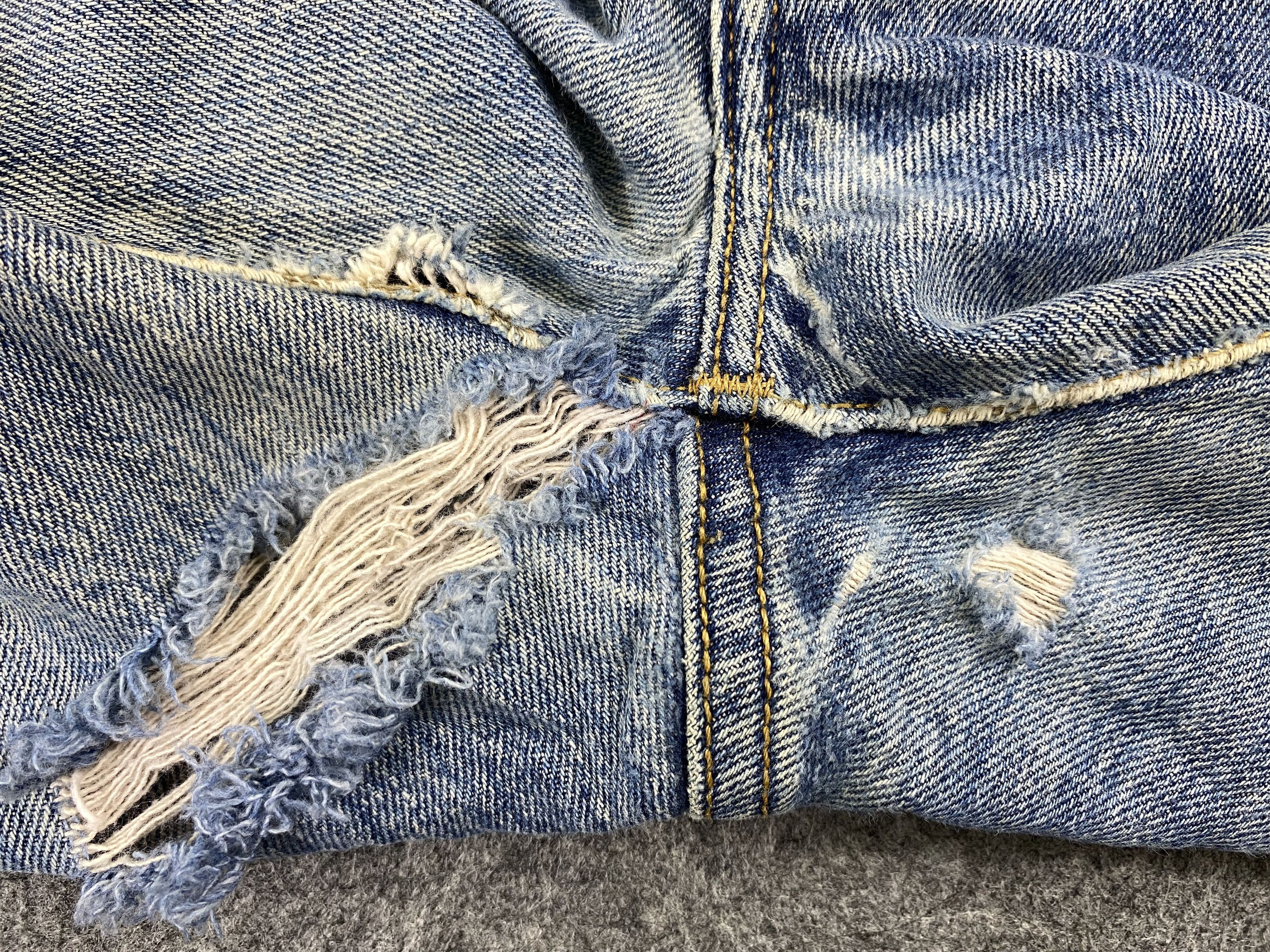 Levi's Blue Distressed Vintage Levi's 501 Jeans 30x28 Denim -JN1163 Size US 30 / EU 46 - 10 Thumbnail