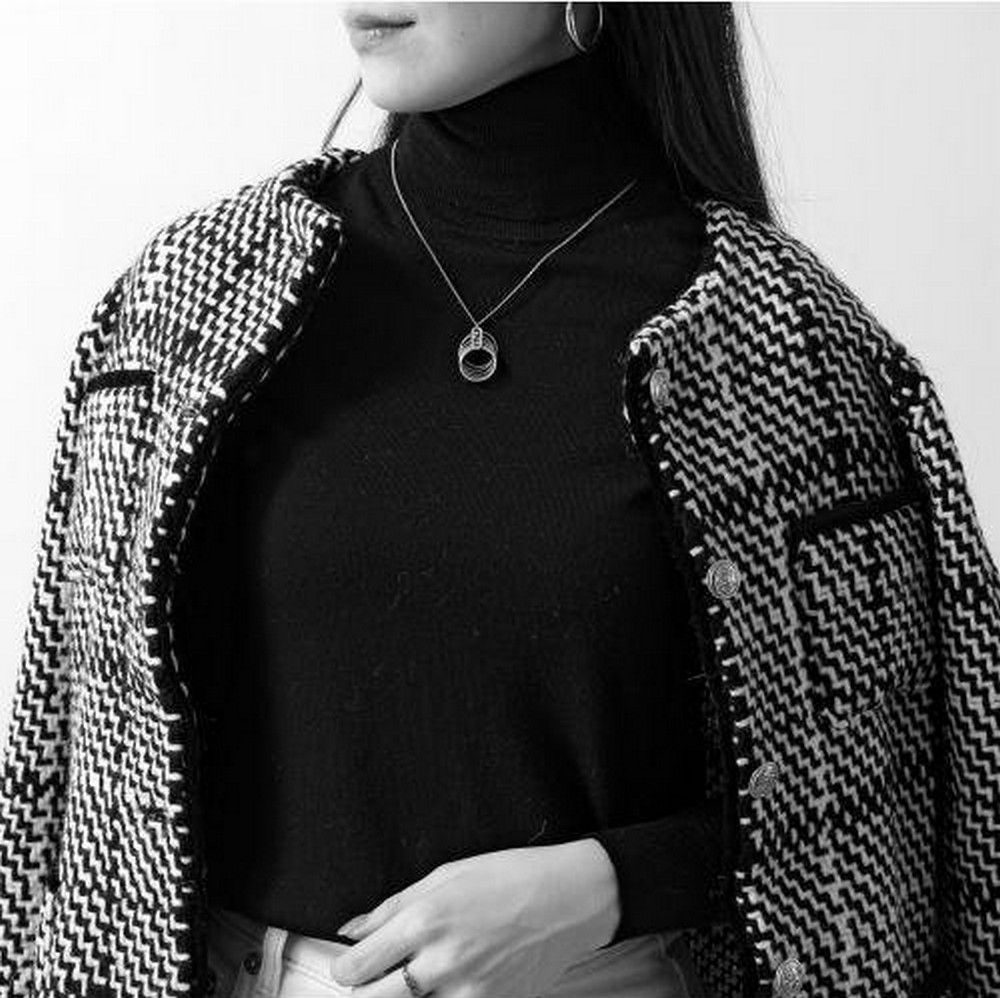Fendi FENDI O'lock rings metal necklace w zirconia crystals Size ONE SIZE - 7 Thumbnail