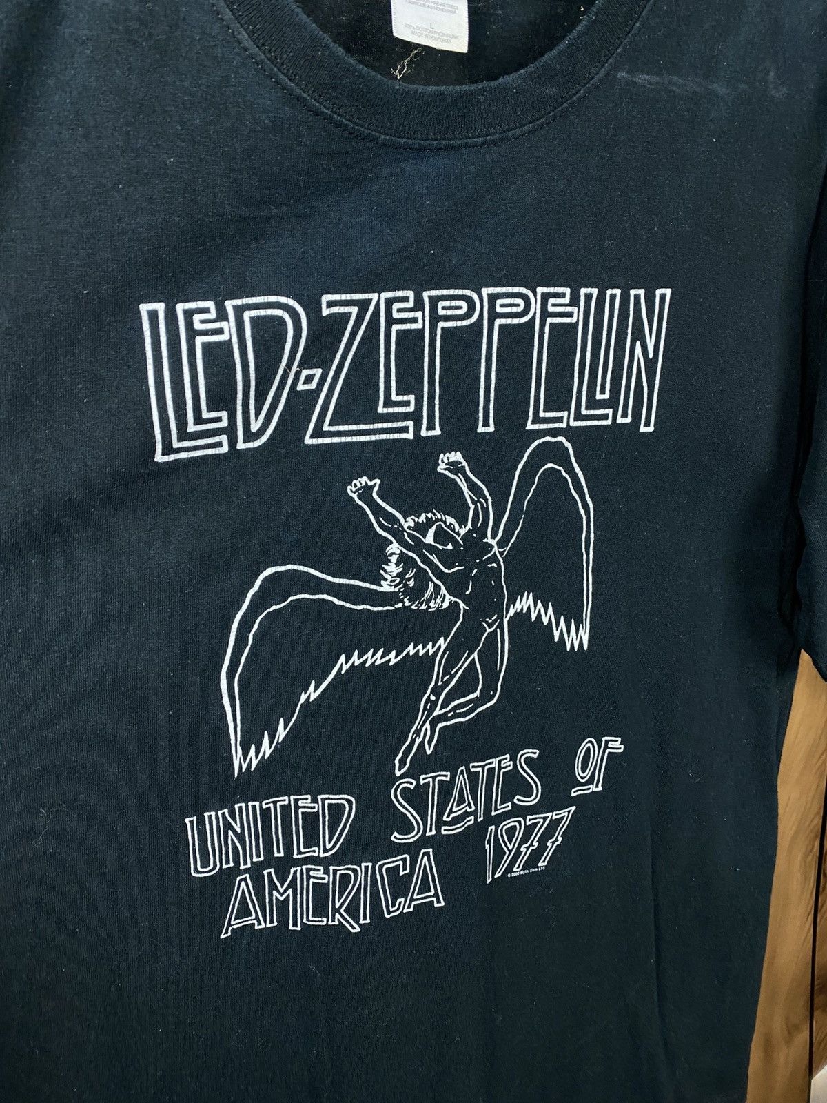 Led Zeppelin 🎸Vintage 2000 T-Shirt Led Zeppelin United States Of America🎸 Size US L / EU 52-54 / 3 - 2 Thumbnail