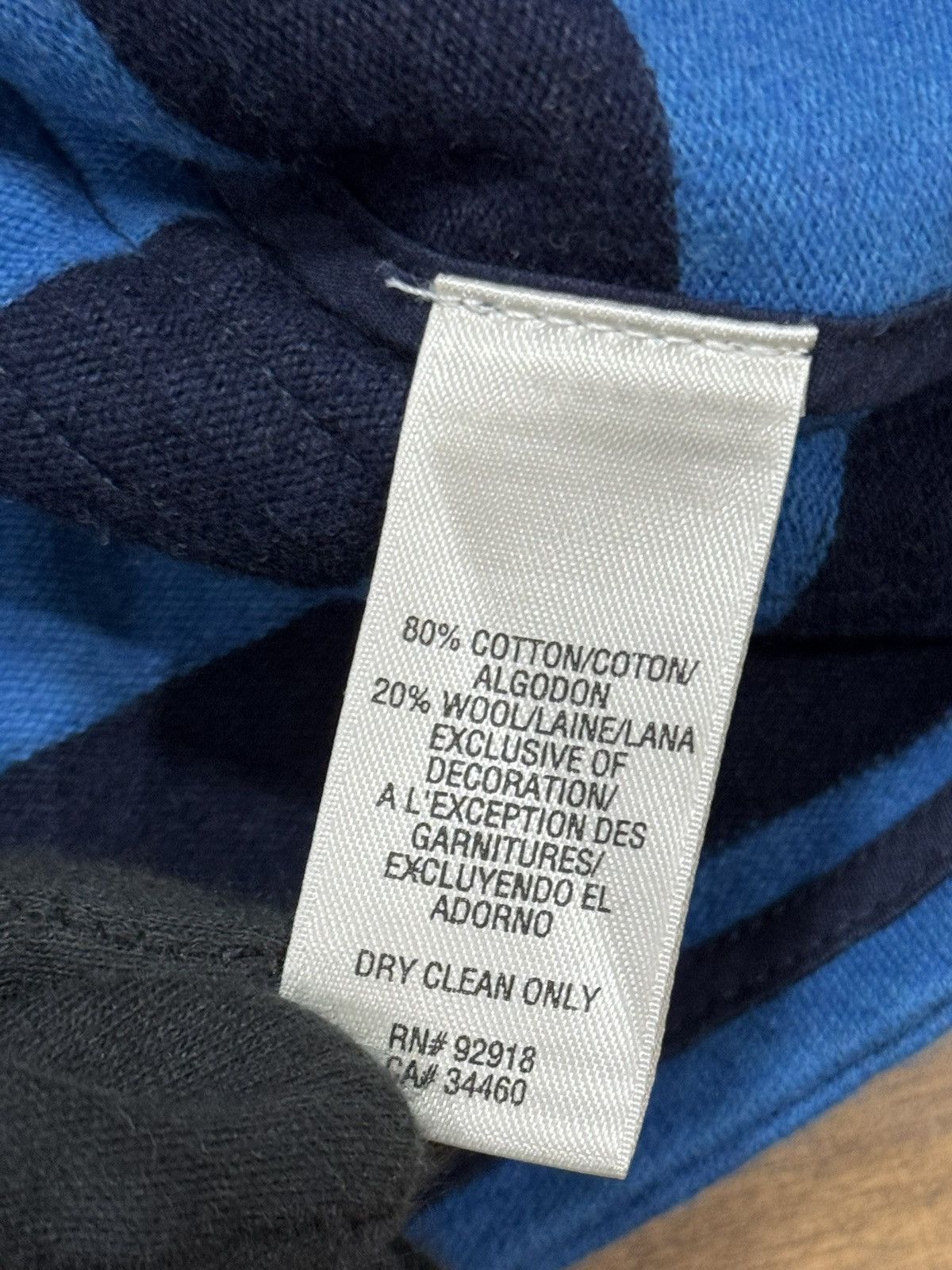 Juicy Couture Y2K Juicy Couture blue striped wool blazer/sweater Size S / US 4 / IT 40 - 9 Thumbnail