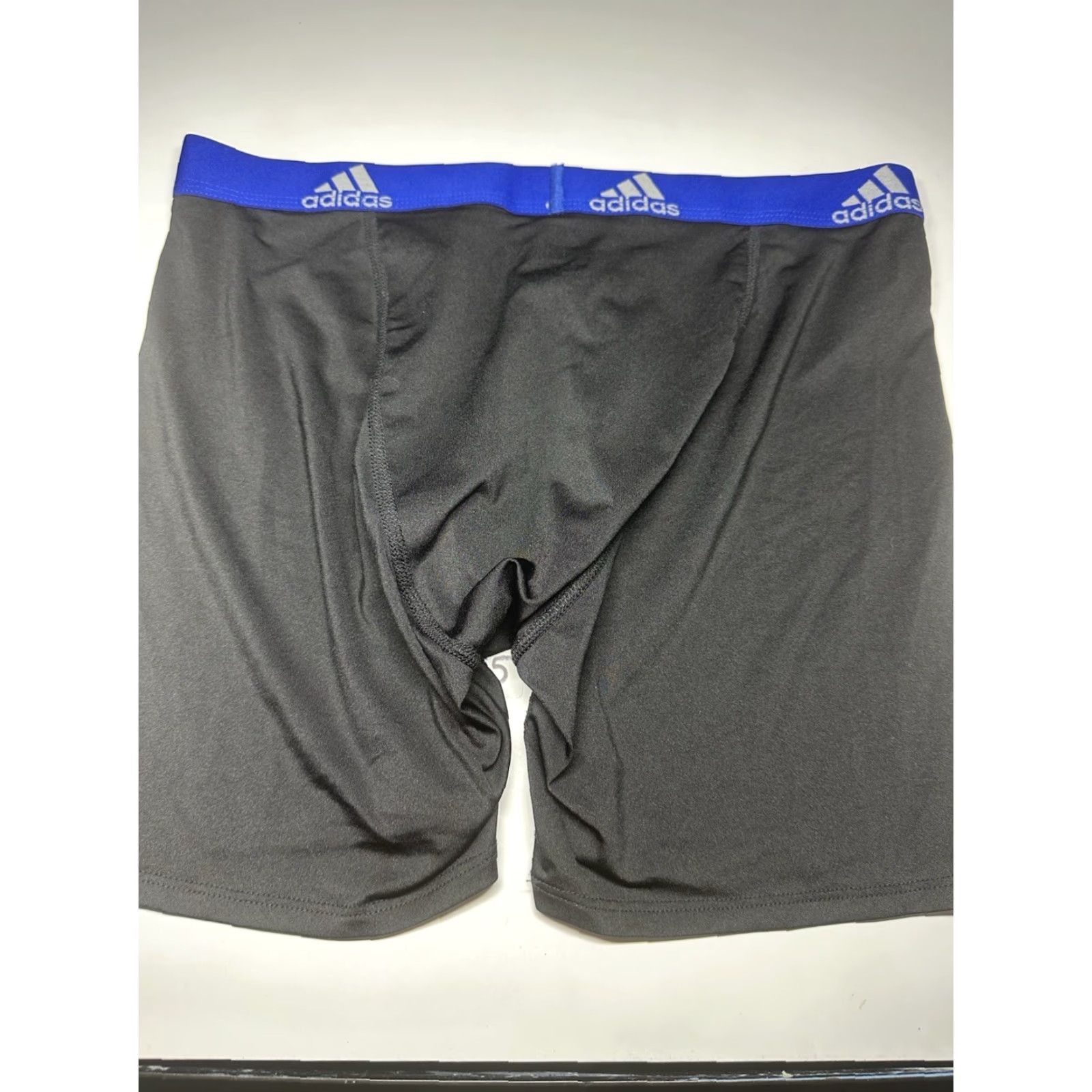 Adidas Adidas Men's Black Shorts Logo Compression Athletic Regular Large Size US 33 - 4 Thumbnail