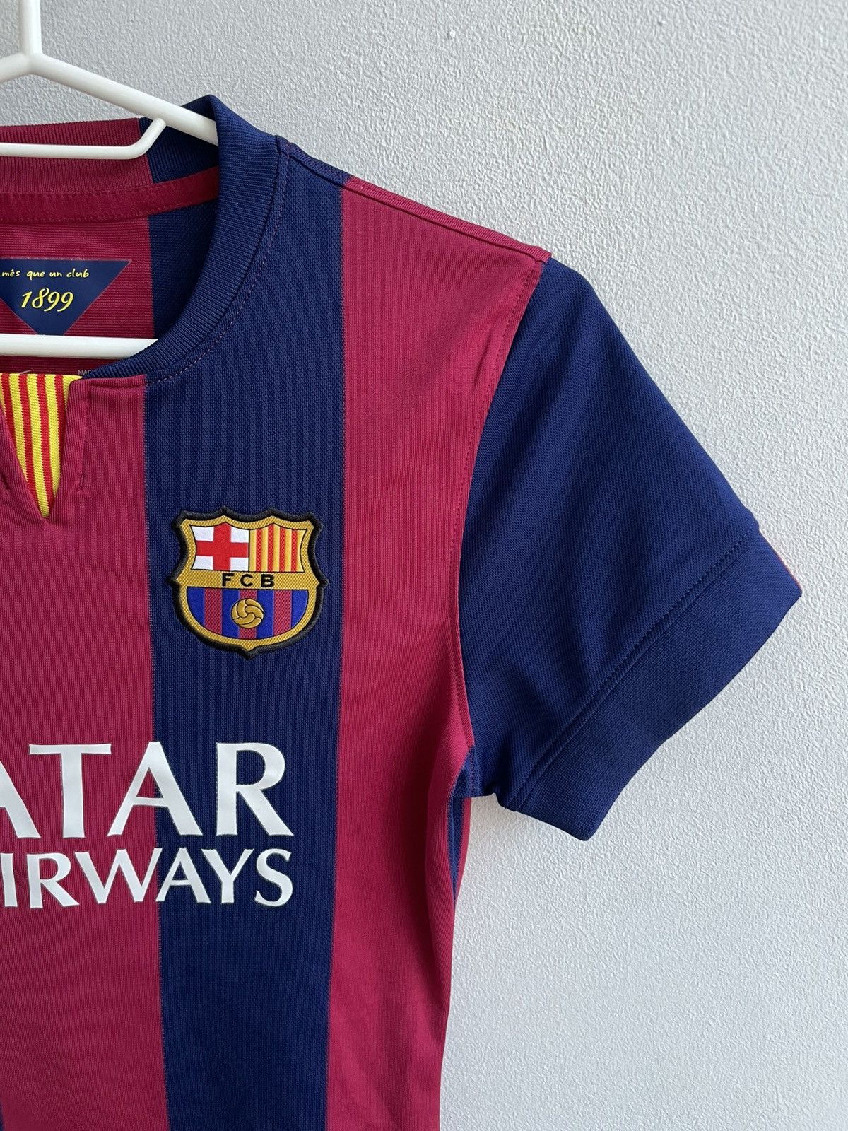 Nike Barcelona 2014 2015 Home Shirt Football Soccer Jersey Nike Size XS / US 0-2 / IT 36-38 - 4 Thumbnail