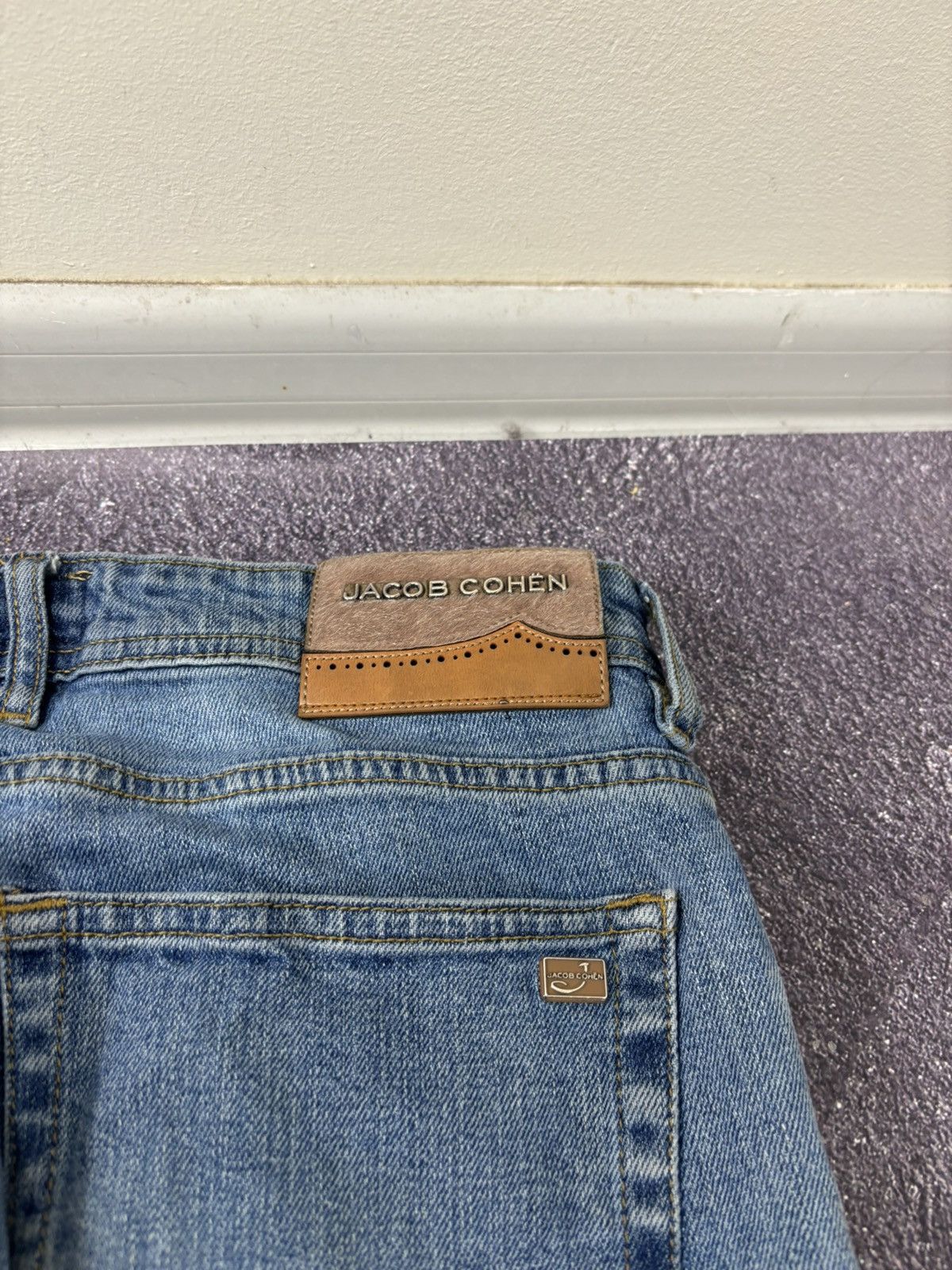 Jacob Cohen Jacob Cohen Limited Edition Men’s Italian Blue Denim Jeans Size US 32 / EU 48 - 6 Thumbnail