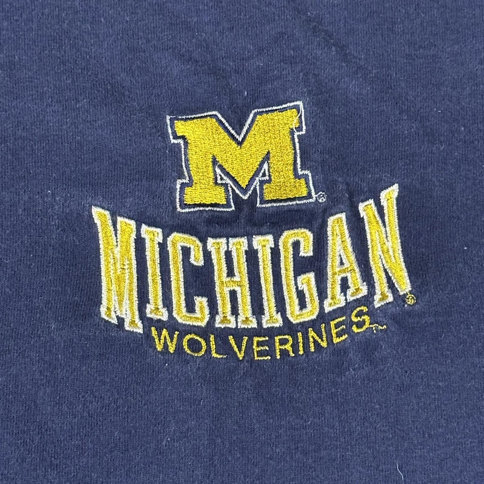 Pro Player Pro Player Michigan Wolverines Long Sleeve USA made faded Size US XL / EU 56 / 4 - 3 Thumbnail