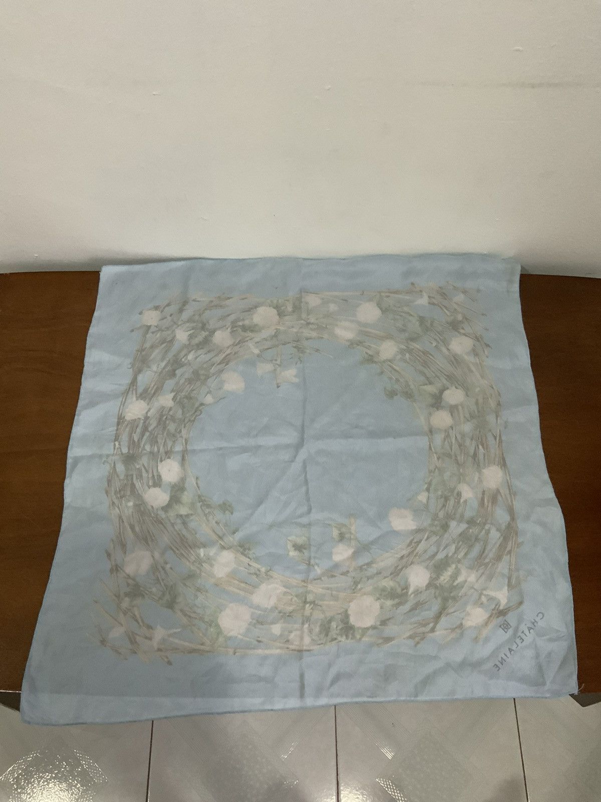 Designer Chatelaine Monogram designer handkerchief Size ONE SIZE - 5 Thumbnail