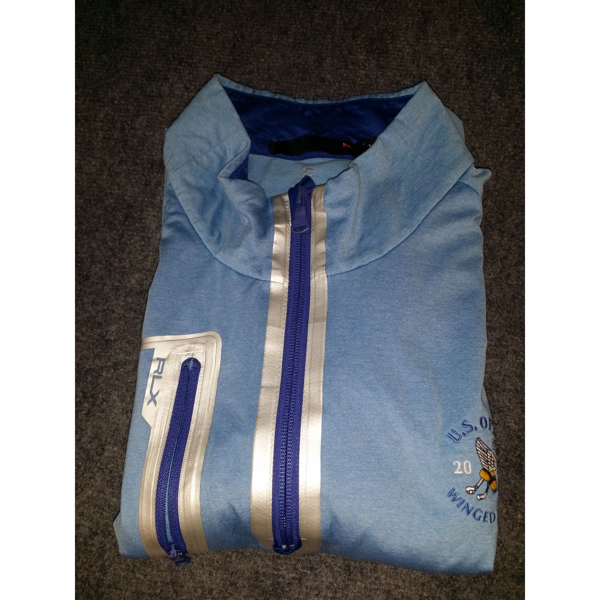 RLX Ralph Lauren RLX Ralph Lauren Pullover Shirt Men Sz XXL Blue US Open 2020 Size US XXL / EU 58 / 5 - 9 Thumbnail