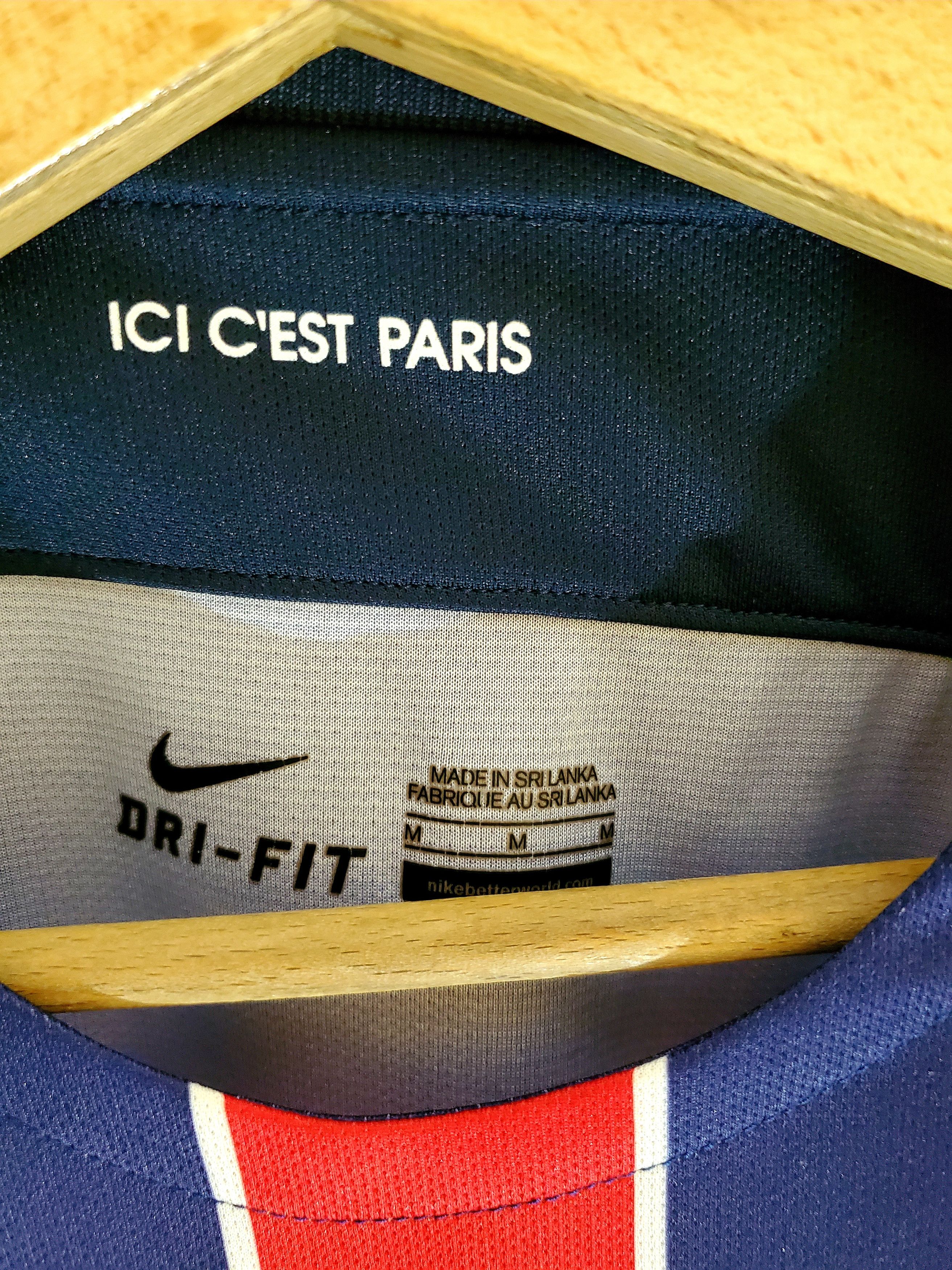 Nike PSG PARIS SAINT-GERMAIN 2015/2016 HOME perfect condition M Size US M / EU 48-50 / 2 - 3 Thumbnail
