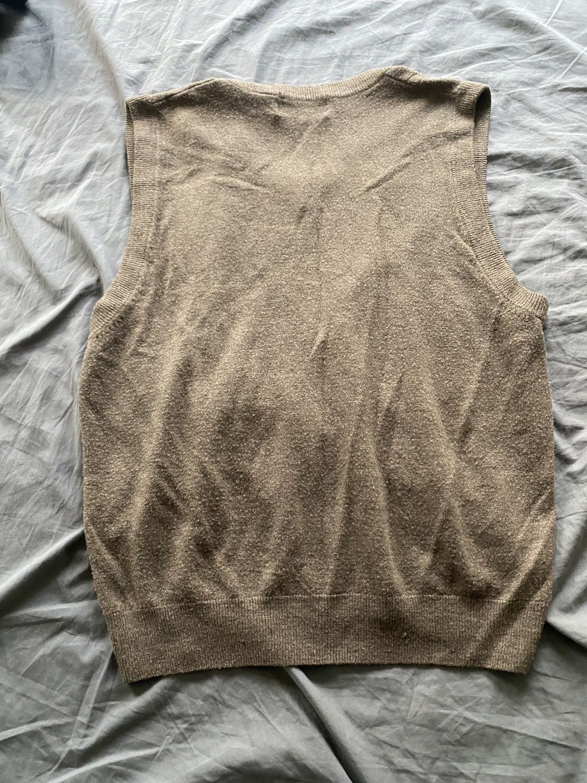 Vintage Brown Vest Size US M / EU 48-50 / 2 - 1 Thumbnail
