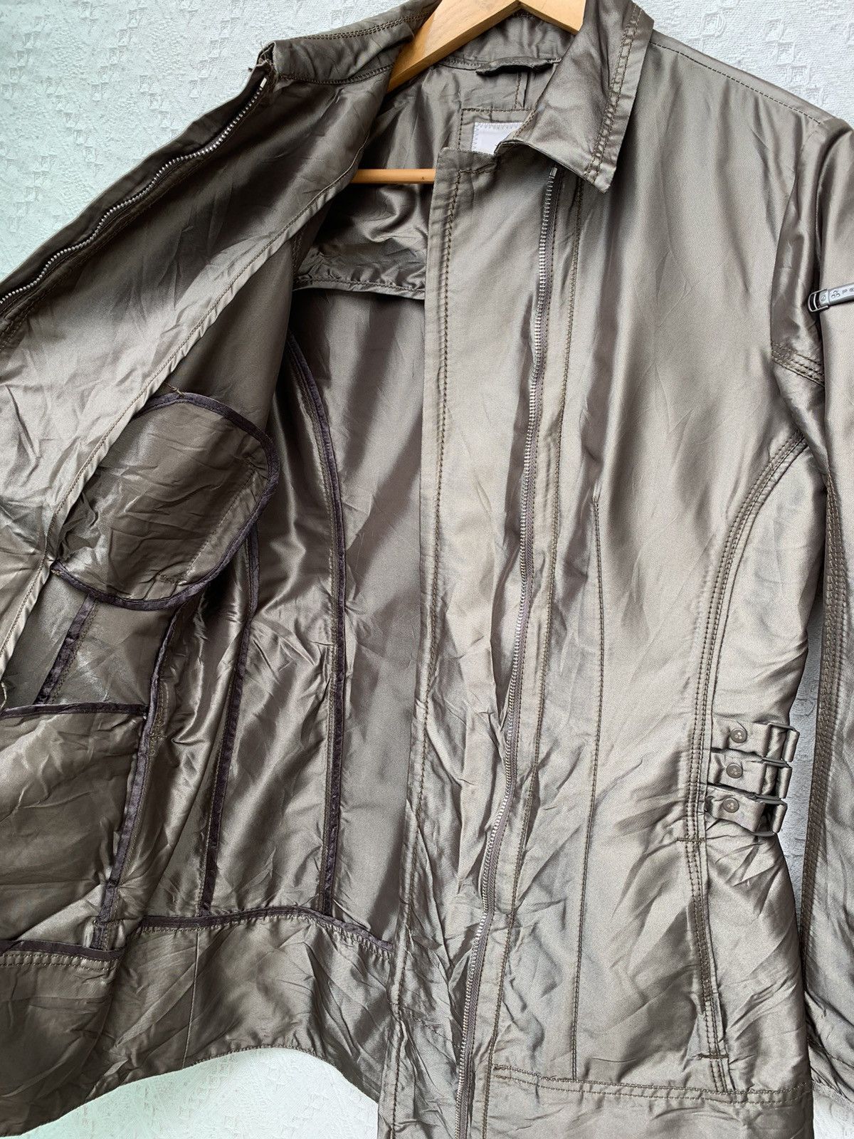 Peuterey Peuterey Asymmetrical Zipper Polyester Short Trenchcoat Size US M / EU 48-50 / 2 - 14 Thumbnail