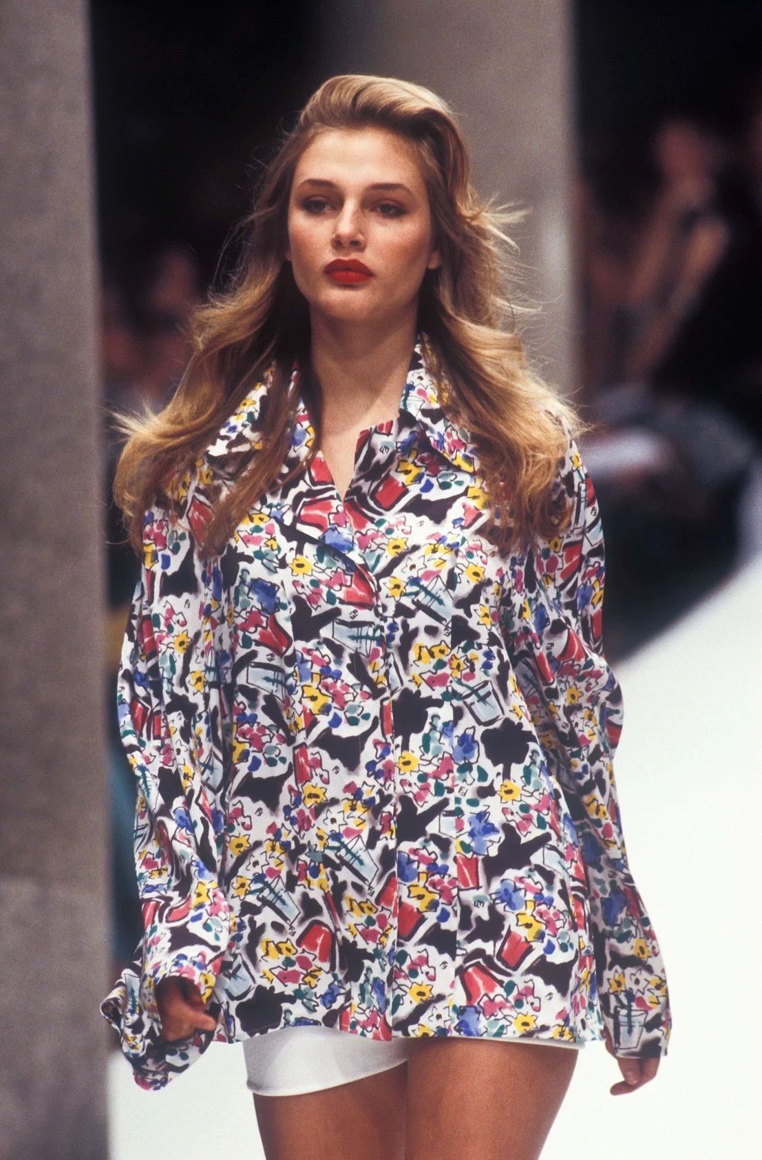 Fendi Fendi 1995 SS Karl Lagerfeld Silk Graffiti Water-Sleeve Size S / US 4 / IT 40 - 2 Thumbnail