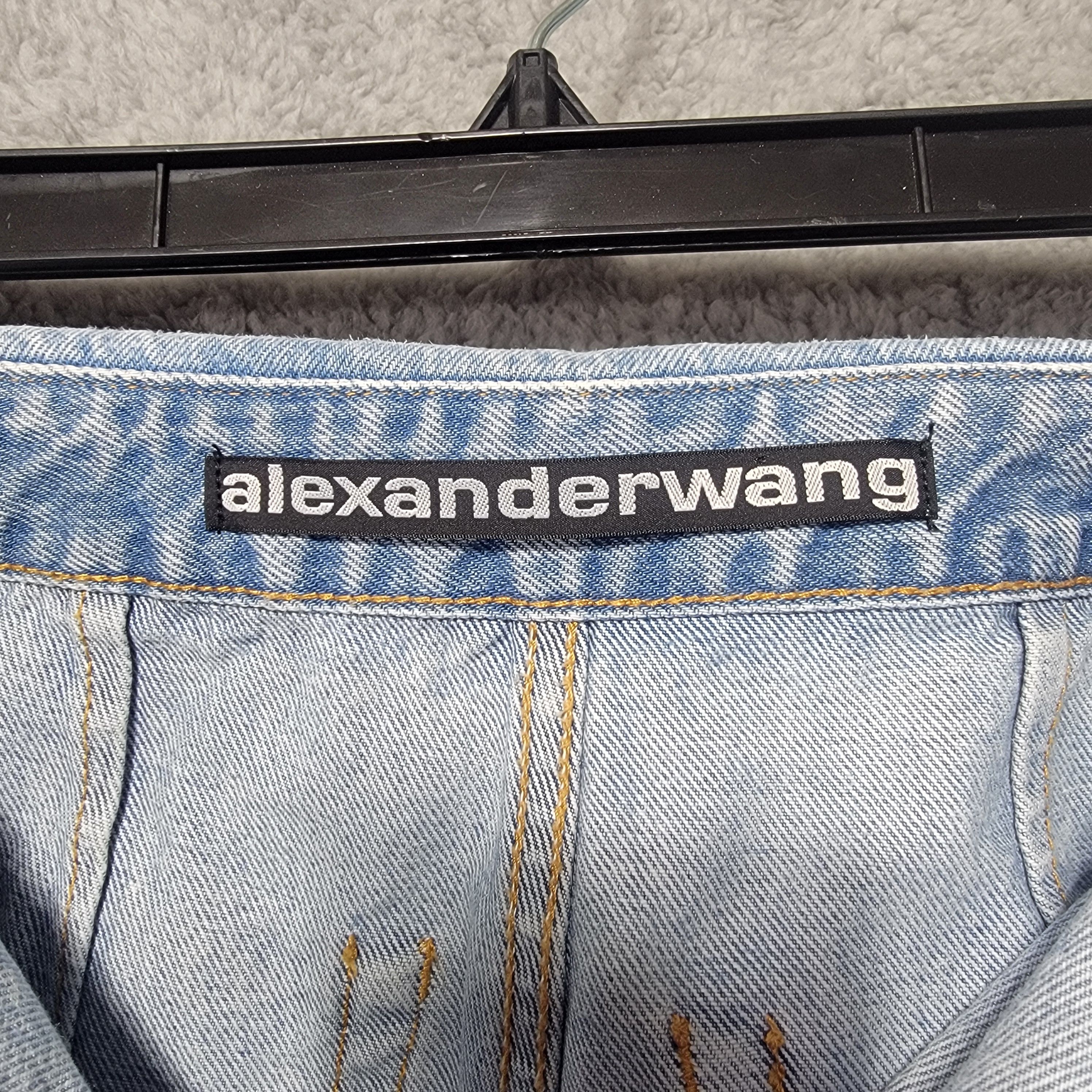 Alexander Wang Alexander Wang Denim Jacket Cut Off Shorts Skort Wrap Size 25" / US 0 / IT 36 - 4 Thumbnail