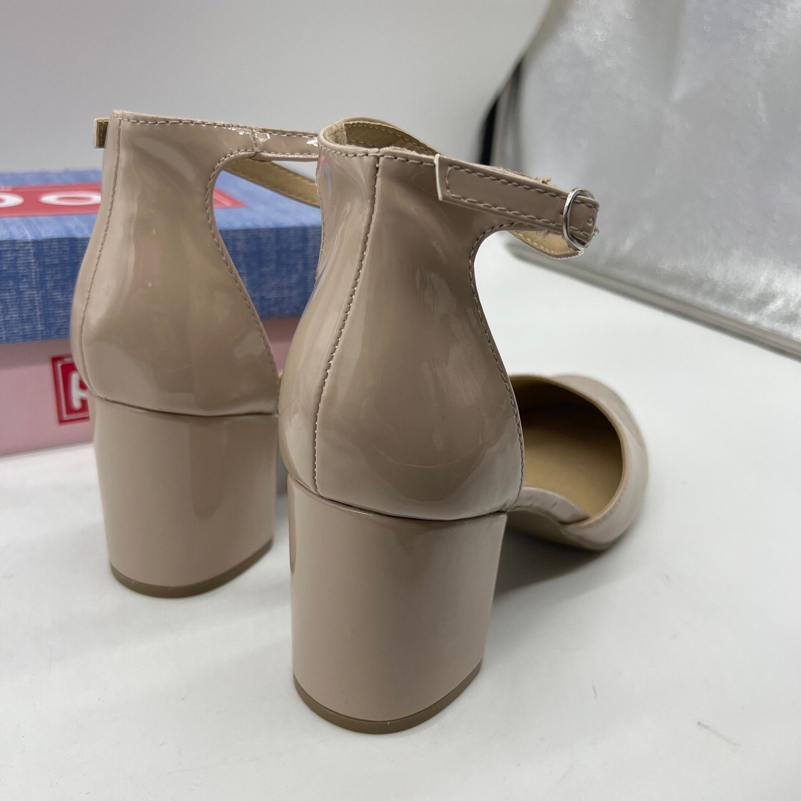 Other Pop Womens Gal Block Heel Nude Pumps Size 10M Size US 10 / IT 40 - 8 Thumbnail