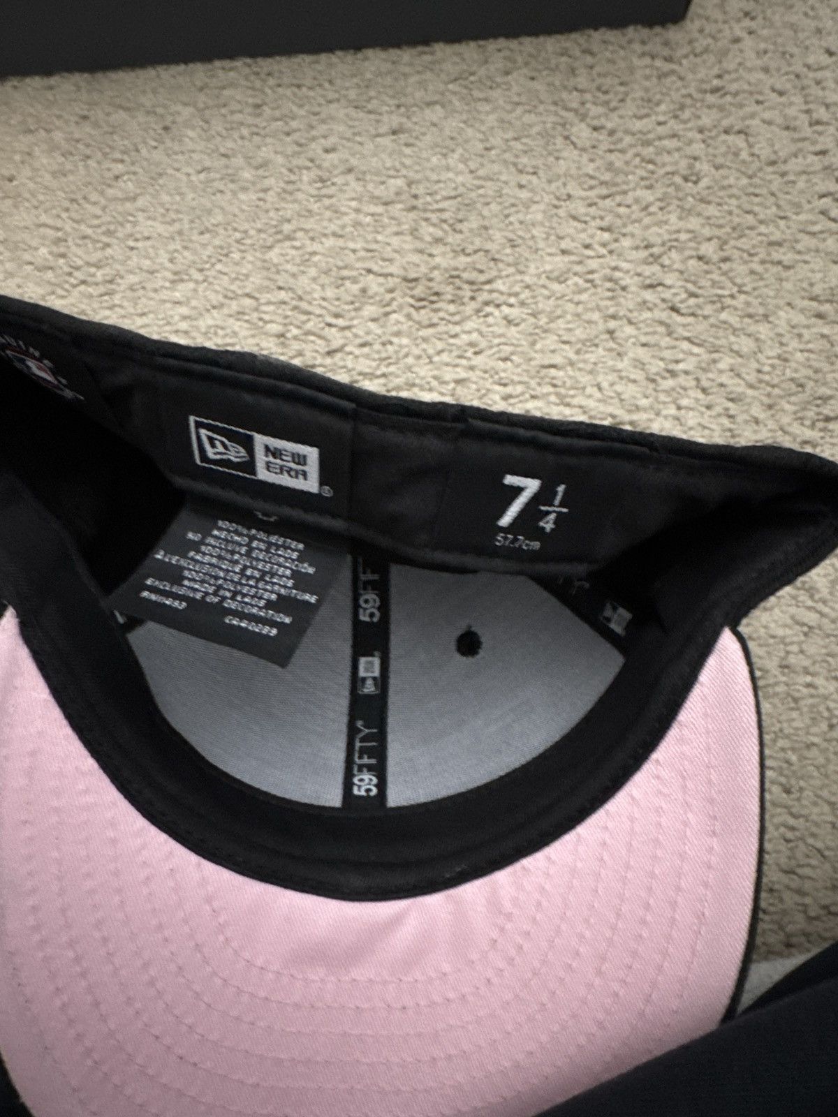 New Era New Era Angels fitted w/koi embroidery Pink Accents Size ONE SIZE - 4 Thumbnail
