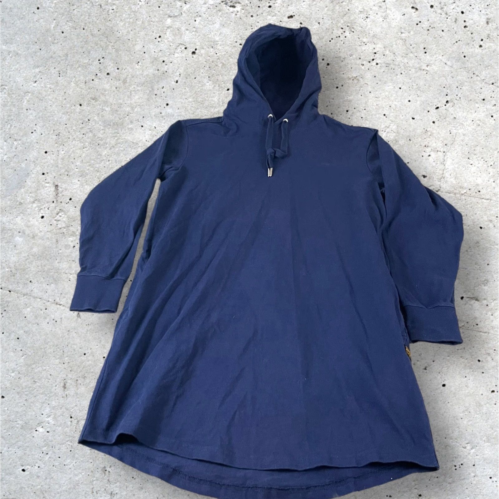 G-Star G-STAR RAW Sweatshirt Dress Women’s M Hooded Blue Drawstring F123 Size M / US 6-8 / IT 42-44 - 3 Thumbnail