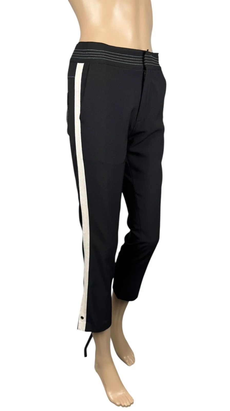 Chloe Chloe Crop Skinny Pants Viscose Acetate size 36 Size 26" / US 2 / IT 38 - 3 Thumbnail
