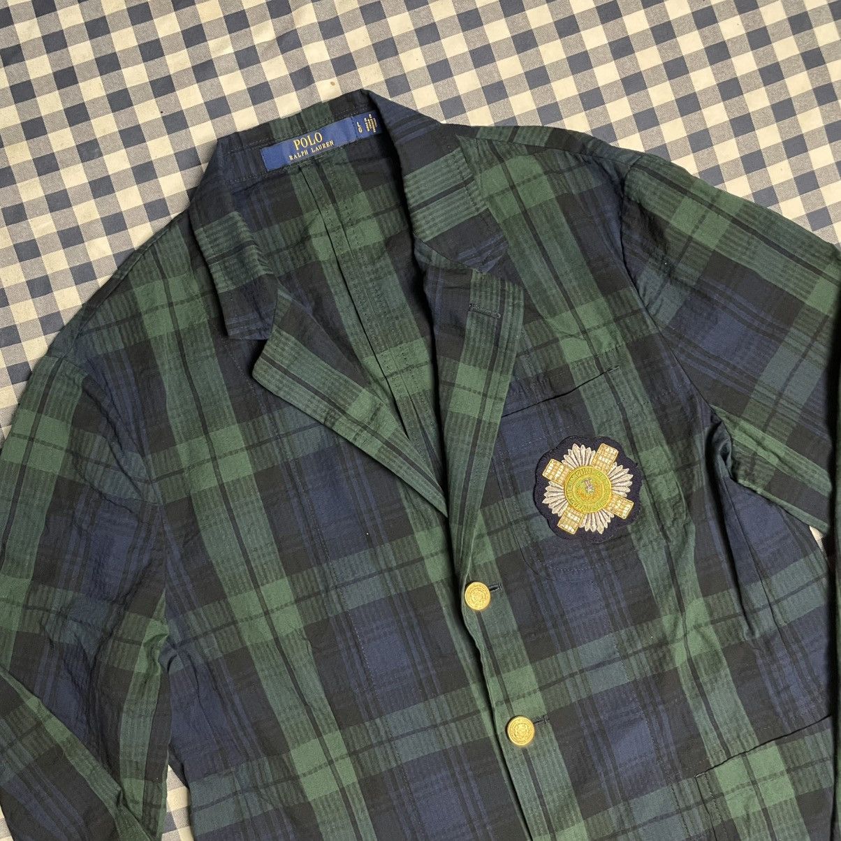 Polo Ralph Lauren Polo Ralph Lauren Blazer Tartan with patch Size 50L - 2 Thumbnail