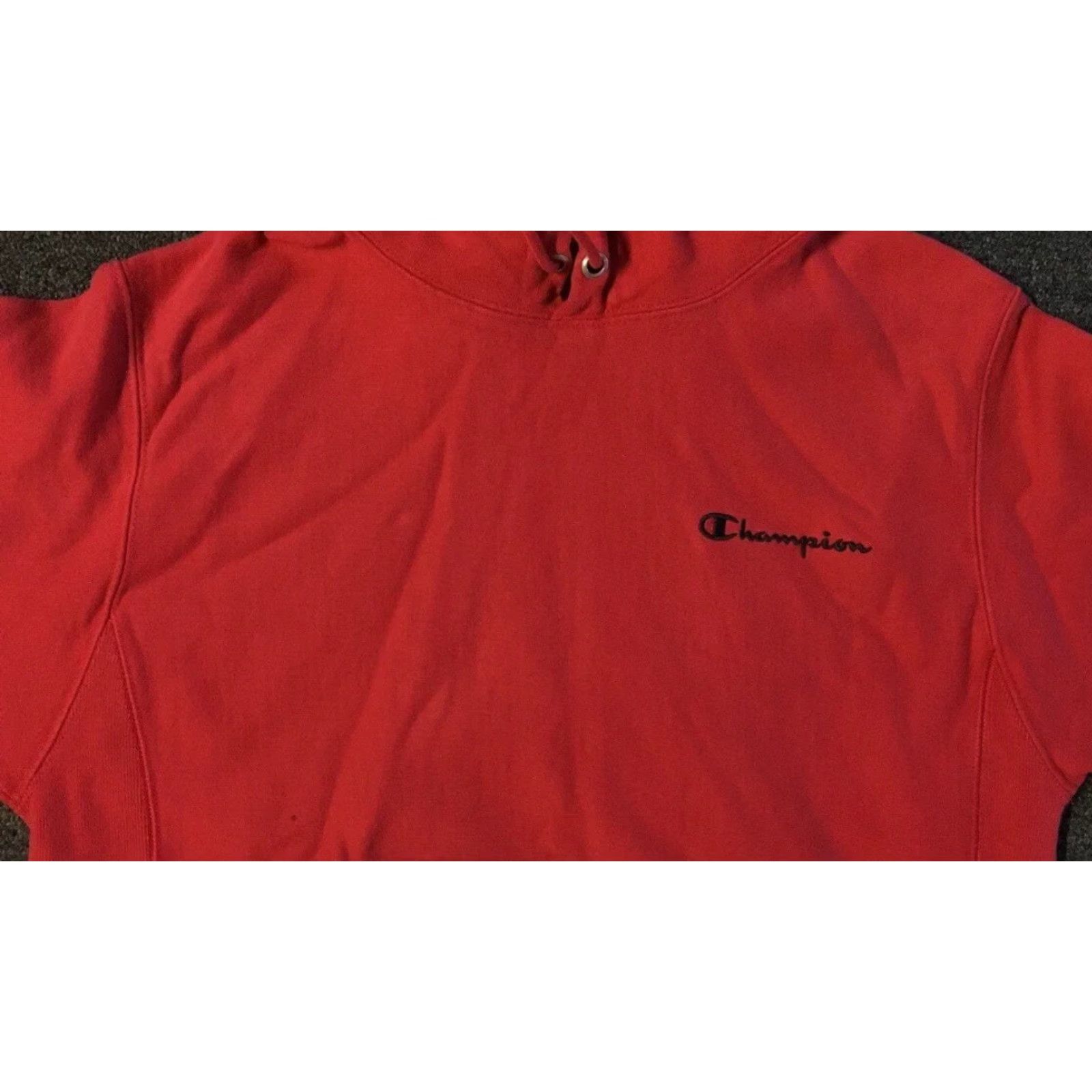 Champion VINTAGE Champion Reverse Weave Faded Hoodie M Track Grunge PE School Surf Skate Vtg 90s Mens Red Sweatshirt Size US M / EU 48-50 / 2 - 5 Thumbnail