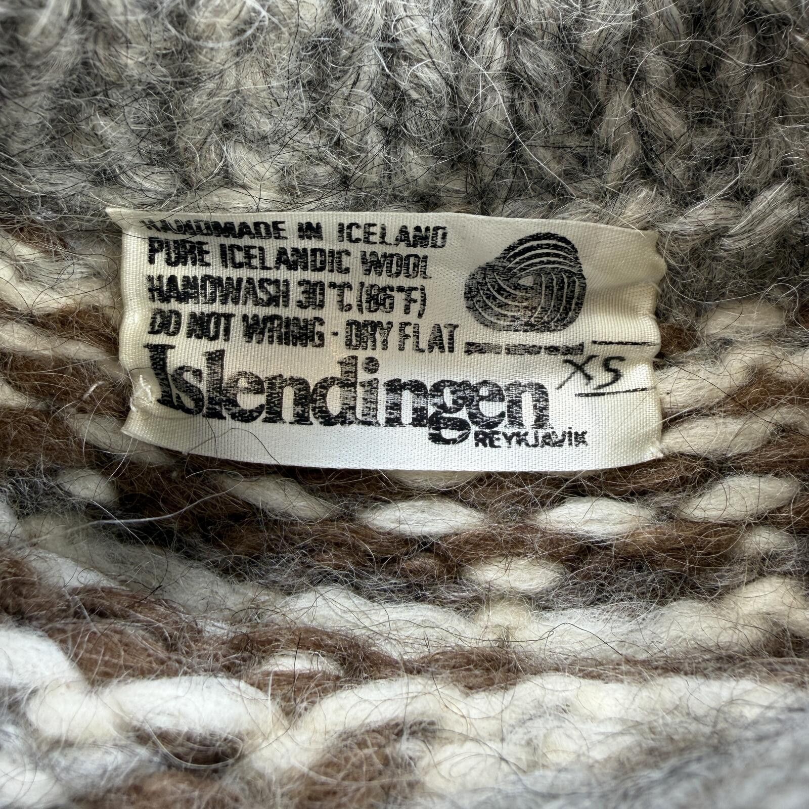 Other Vintage Icelandic Wool Sweater Nordic Fair Isle Iceland Knit Size XS / US 0-2 / IT 36-38 - 4 Thumbnail