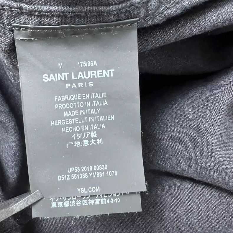 Saint Laurent Paris Saint Laurent 19ss Floral Embroidered Western Shirt 2504-Ne Size US M / EU 48-50 / 2 - 4 Thumbnail