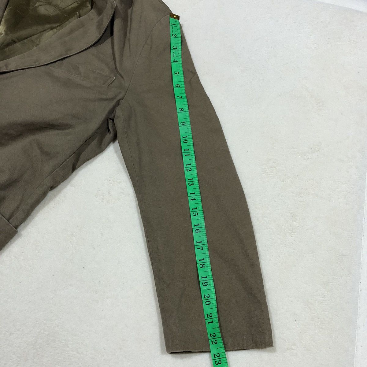Vintage × Yves Saint Laurent VINTAGE YVES SAINT LAUREN Small Embroidered Logo Blazers Size US M / EU 48-50 / 2 - 16 Thumbnail
