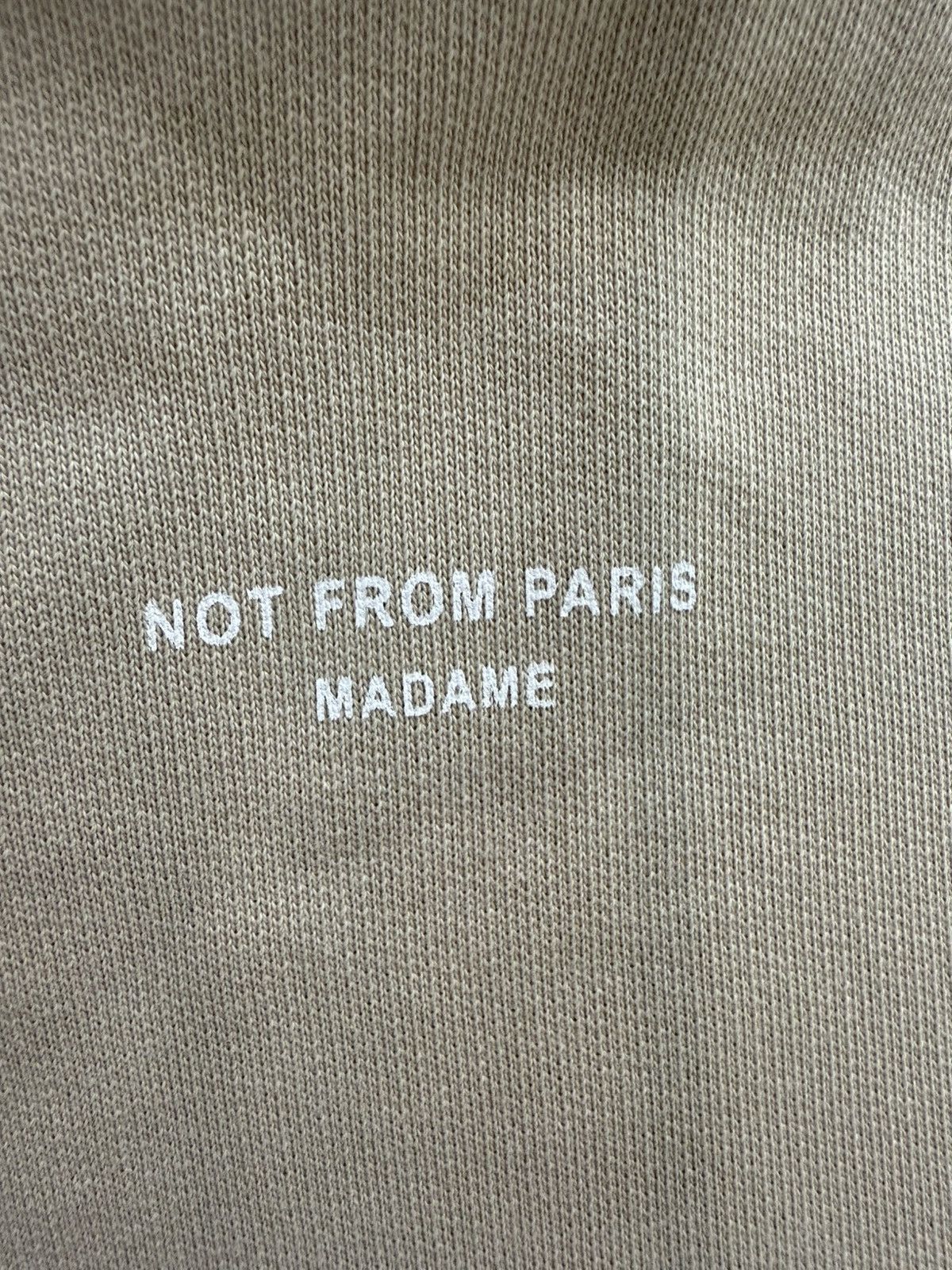 Drole De Monsieur Drole De Monsieur Not From Paris Madame Print Cotton Hoodie Size US L / EU 52-54 / 3 - 2 Thumbnail