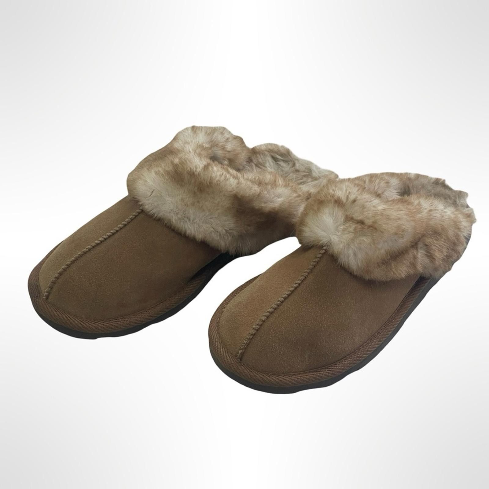 Other Cozy Tan Faux Fur Women's Slippers size 7 Size US 7 / IT 37 - 1 Thumbnail