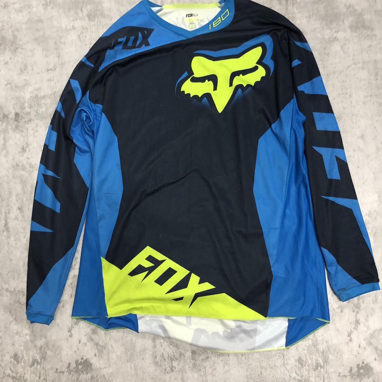 Other Fox Racing blue and yellow motocross jersey #motocross Size US XL / EU 56 / 4 - 1 Thumbnail