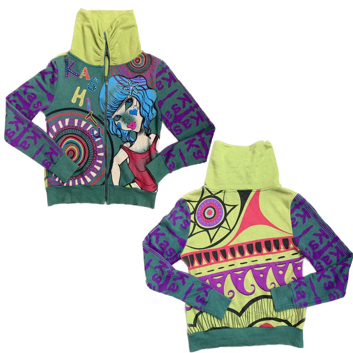 If Six Was Nine × Japanese Brand KASHITU JACKET RAINBOW RARE Size US L / EU 52-54 / 3 - 1 Thumbnail