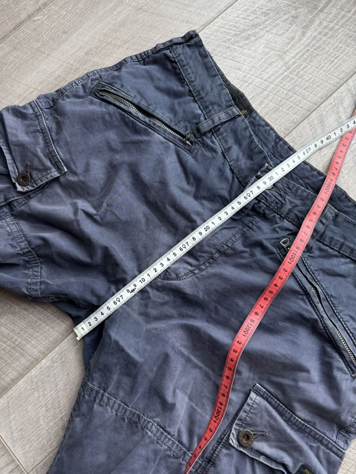Polo Ralph Lauren Parachute Cargo Pants Polo Jeans Company Navy Military Faded Size US 34 / EU 50 - 14 Thumbnail