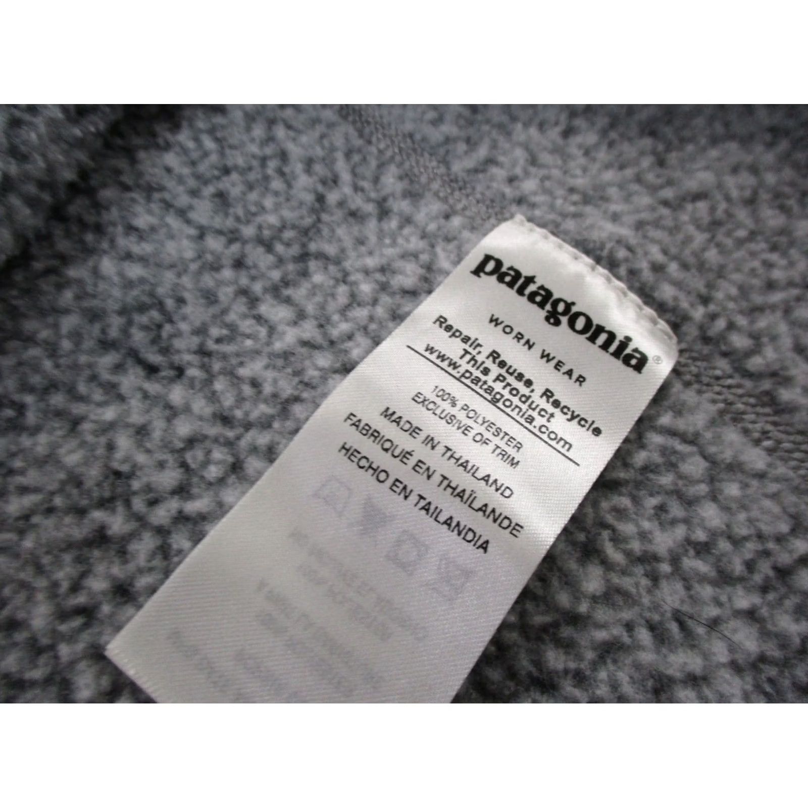 Patagonia Patagonia Jacket Womens S Gray Basic Jacket Outdoor 1/4 Zip Pockets Thermal Zipped Pockets Logo Size S / US 4 / IT 40 - 7 Thumbnail