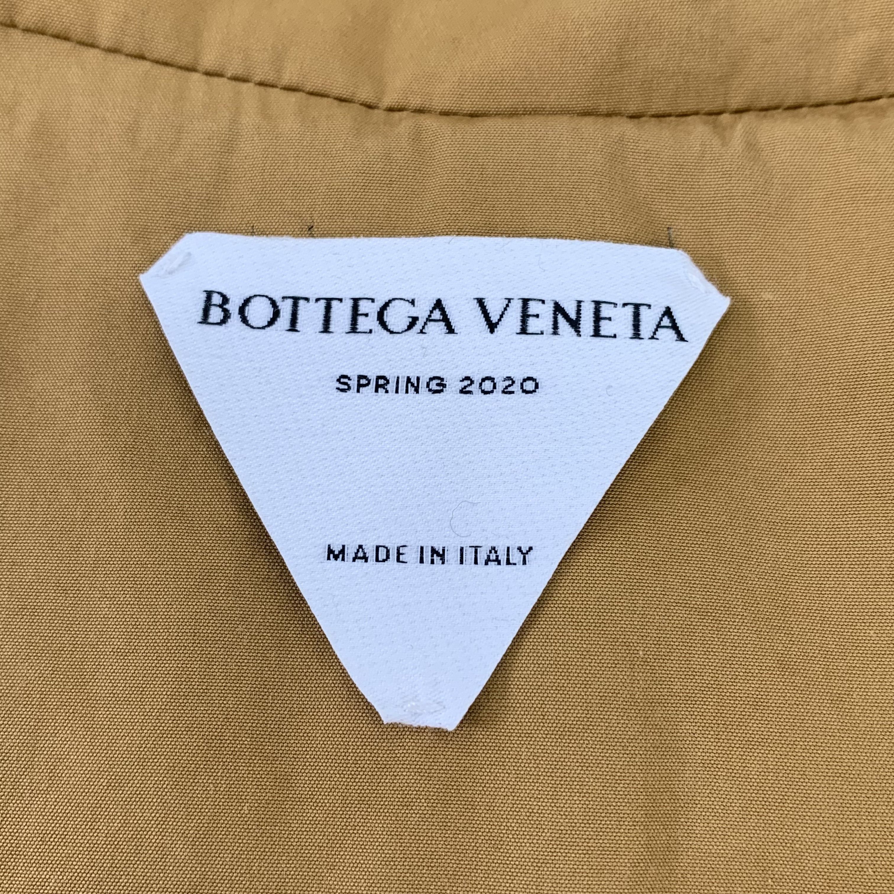 Bottega Veneta Bottega Veneta Brown Cotton Belted Trench Coat (Size M) Size M / US 6-8 / IT 42-44 - 2 Thumbnail
