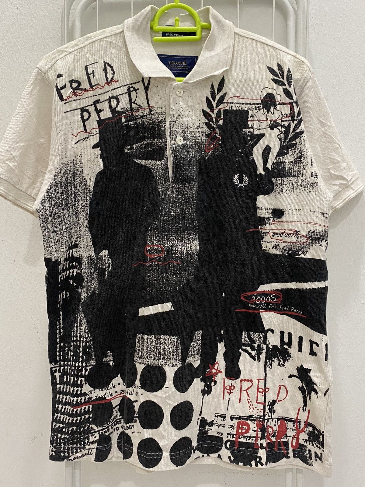Fred Perry × Seditionaries Fred Perry Nowartt Art Polo Shirt Size US M / EU 48-50 / 2 - 2 Thumbnail