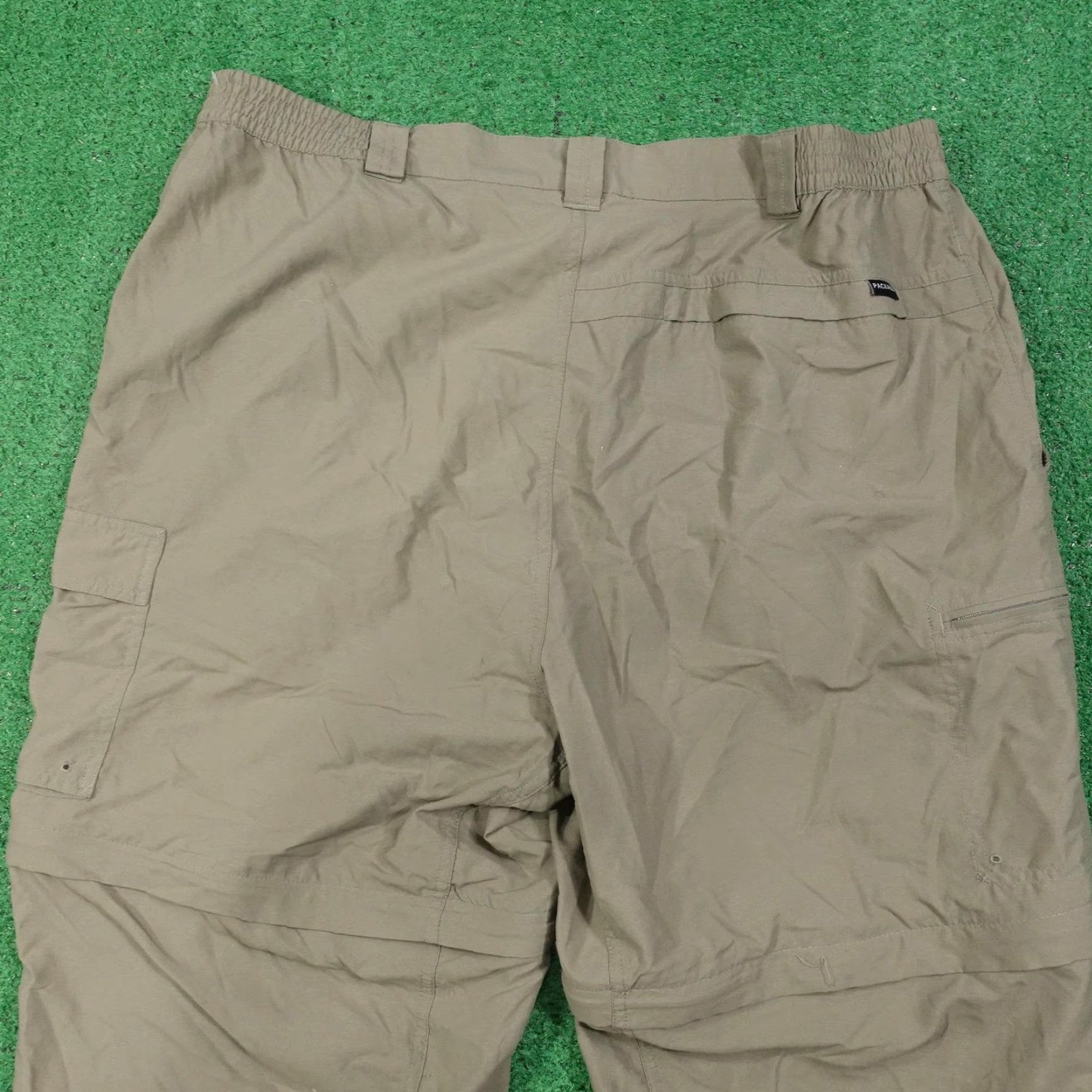 Vintage Columbia Pants Mens XL Green Convertible Cargo Hiking Packable Nylon Size US 36 / EU 52 - 7 Thumbnail