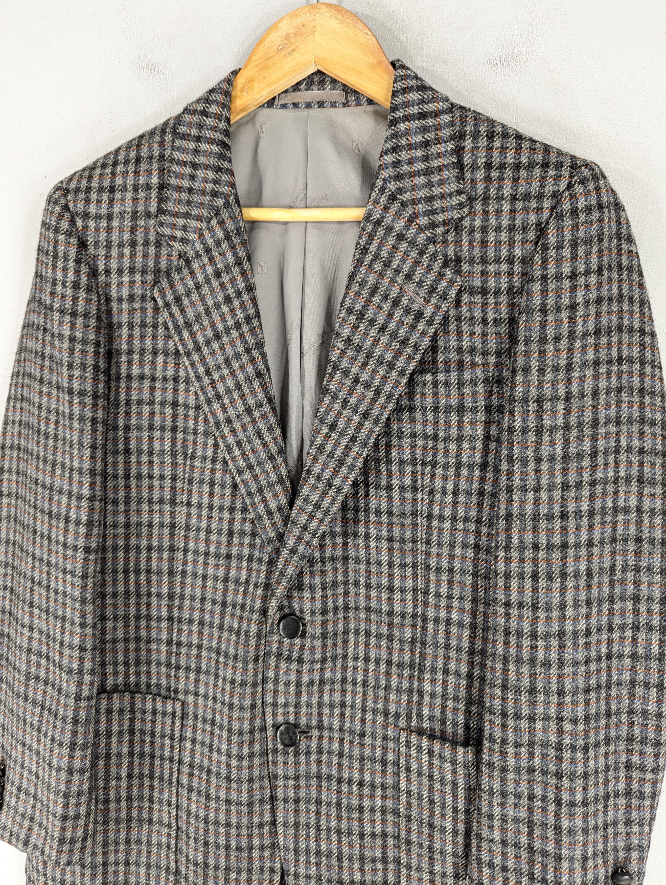 Aquascutum Vintage Aquascutum Houndstooth Wool Blazer Style Jacket Size US XS / EU 42 / 0 - 6 Thumbnail