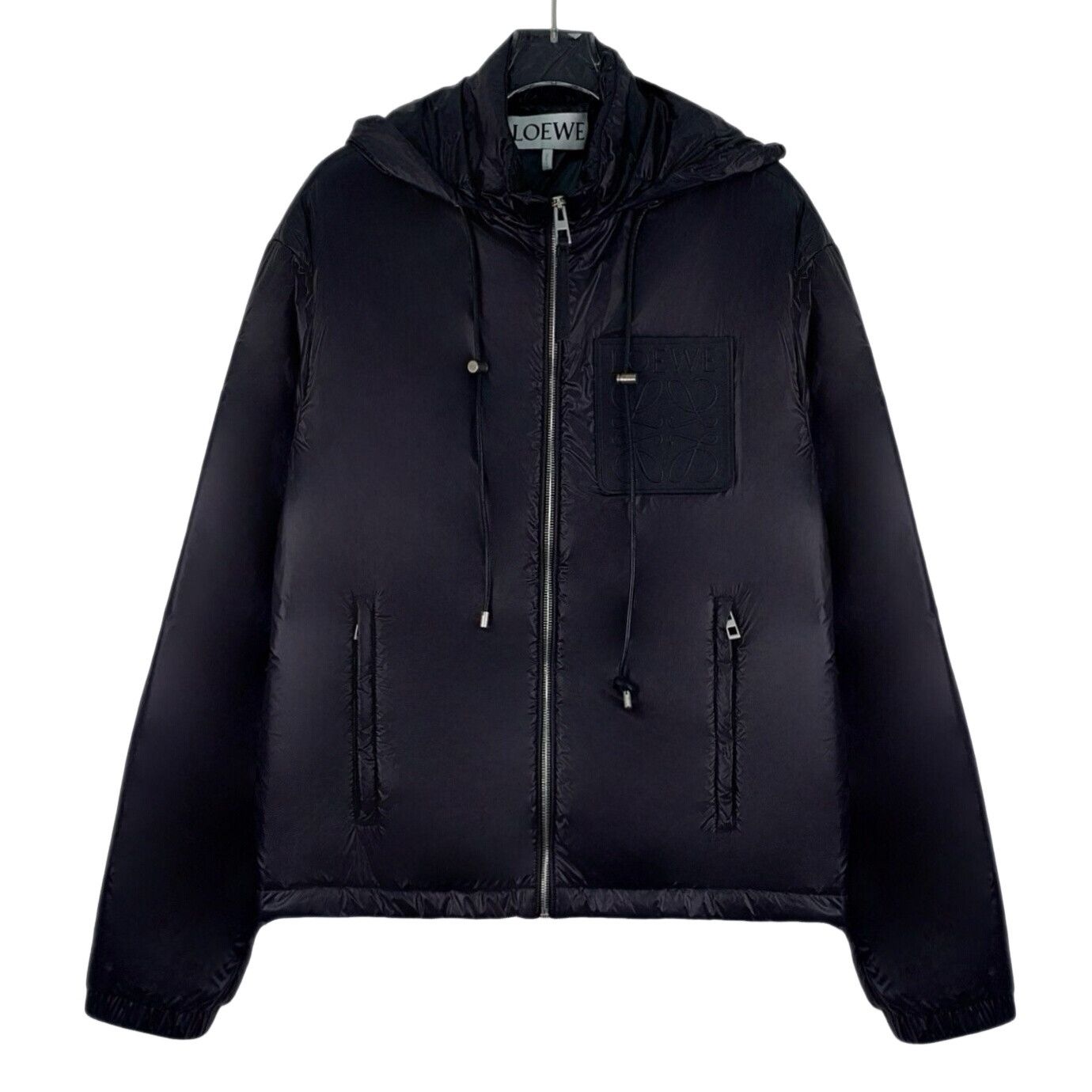 Loewe Loewe Logo Leather Patch Hooded Jacket Size 46 Size US S / EU 44-46 / 1 - 1 Thumbnail