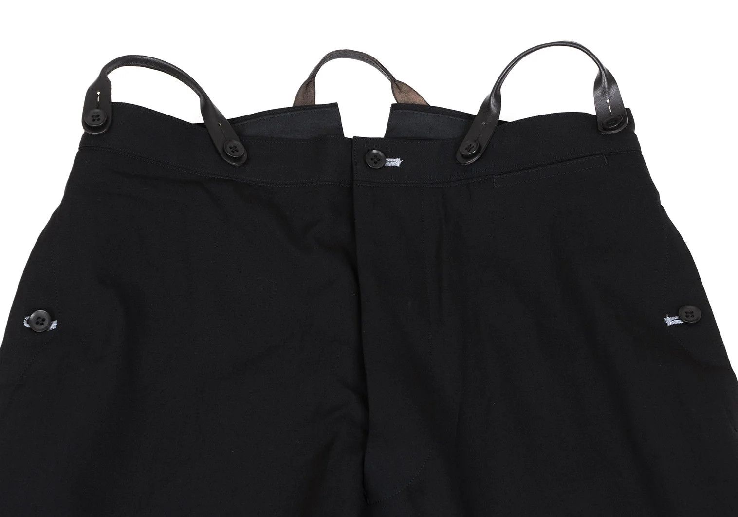 Yohji Yamamoto Yohji Yamamoto Wool Gabardine Wide Pants Size US 32 / EU 48 - 2 Thumbnail