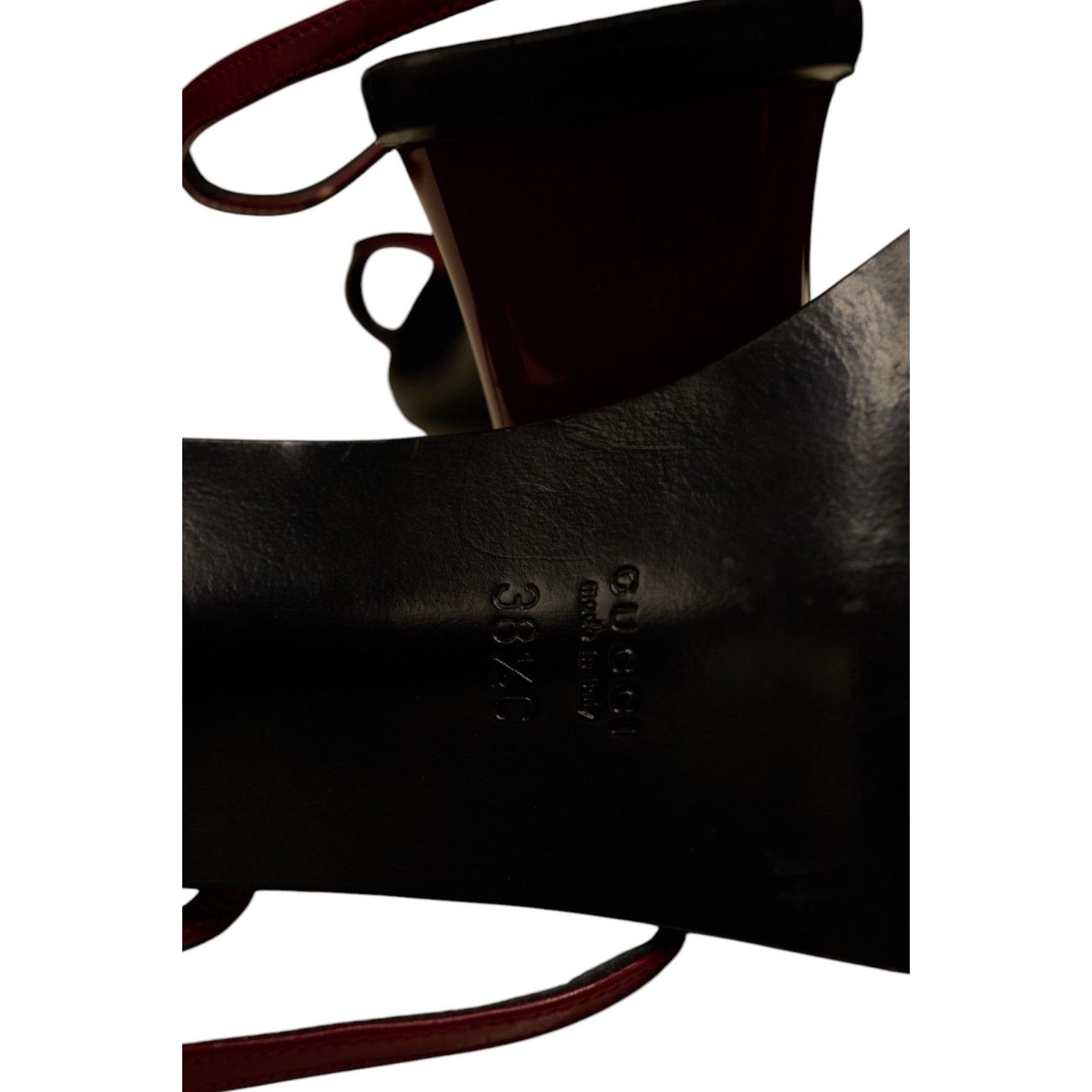 Gucci by Tom Ford 90s Red Sandals Size US 8.5 / IT 38.5 - 7 Thumbnail