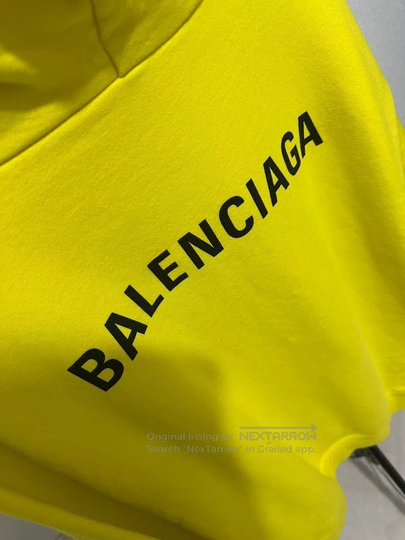 Balenciaga Balenciaga Neon Yellow Hoodie Size US XS / EU 42 / 0 - 5 Thumbnail